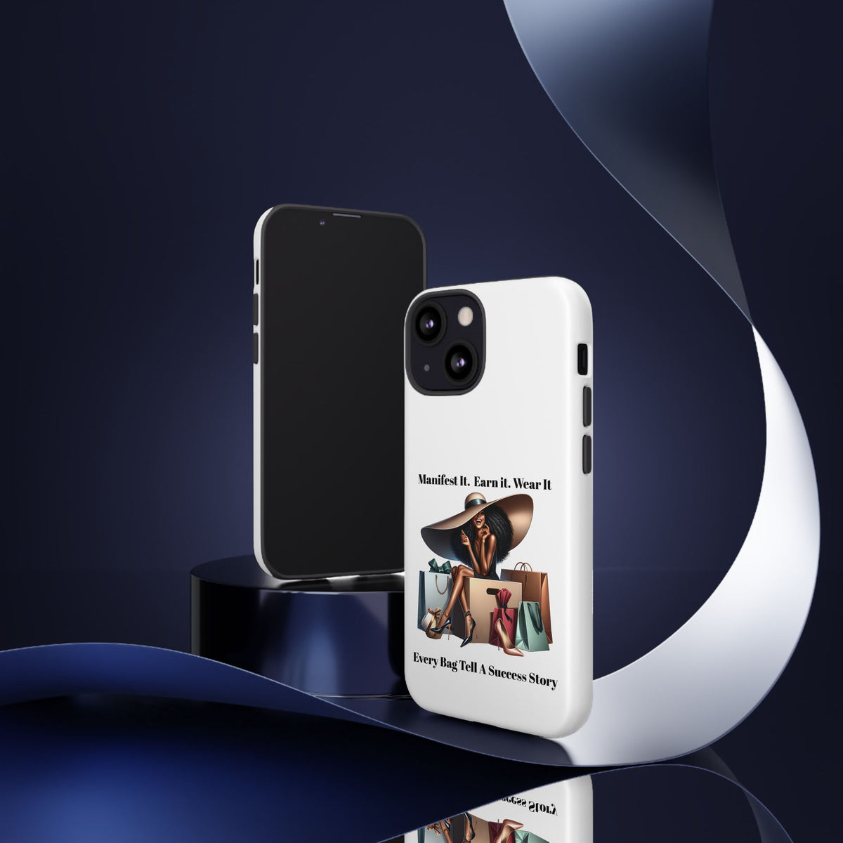 Phone Case - "Manifest It. Earn It. Wear It." Chic Shopper Design
