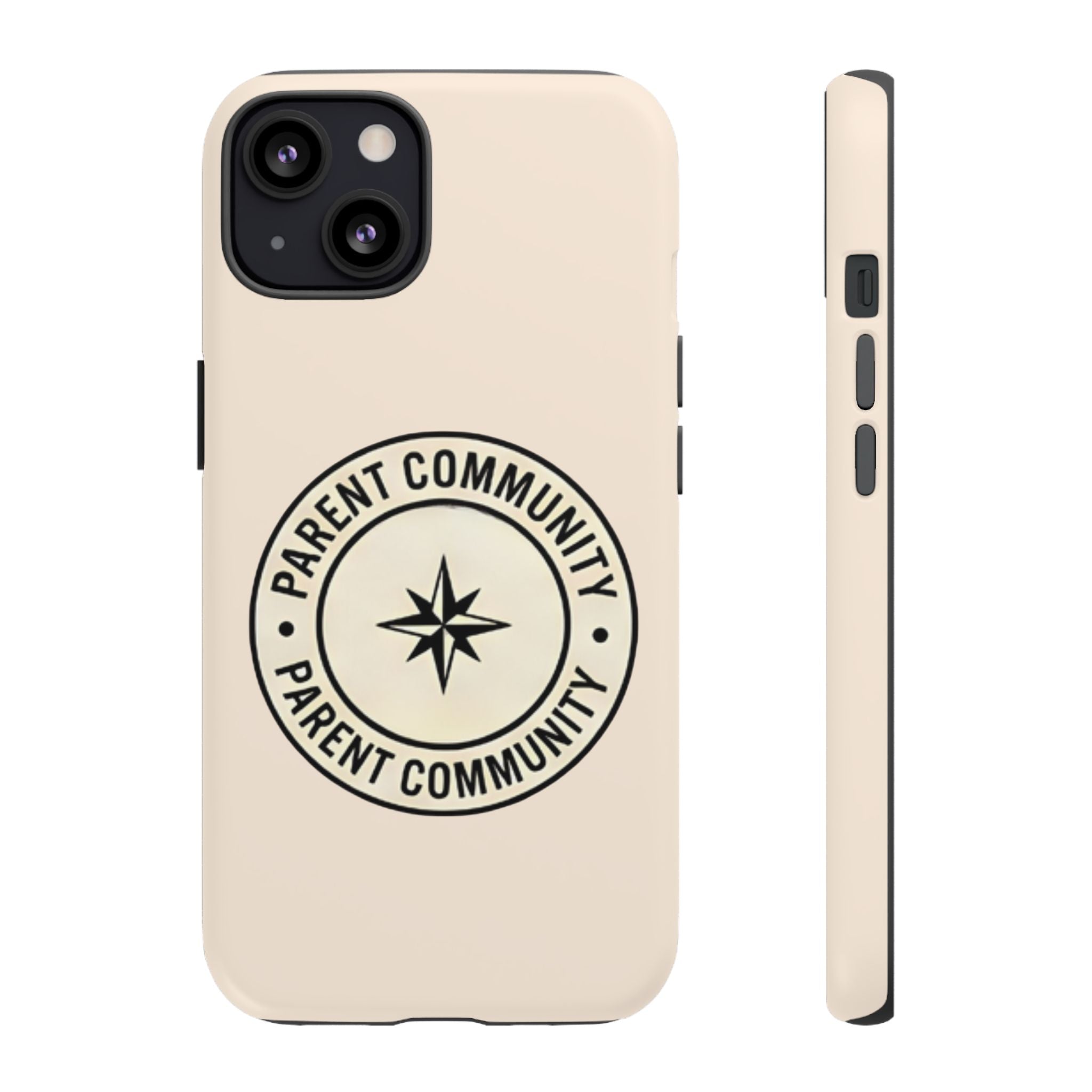 Parent Community Tough Phone Case — Durable Compass Logo Protective Cover