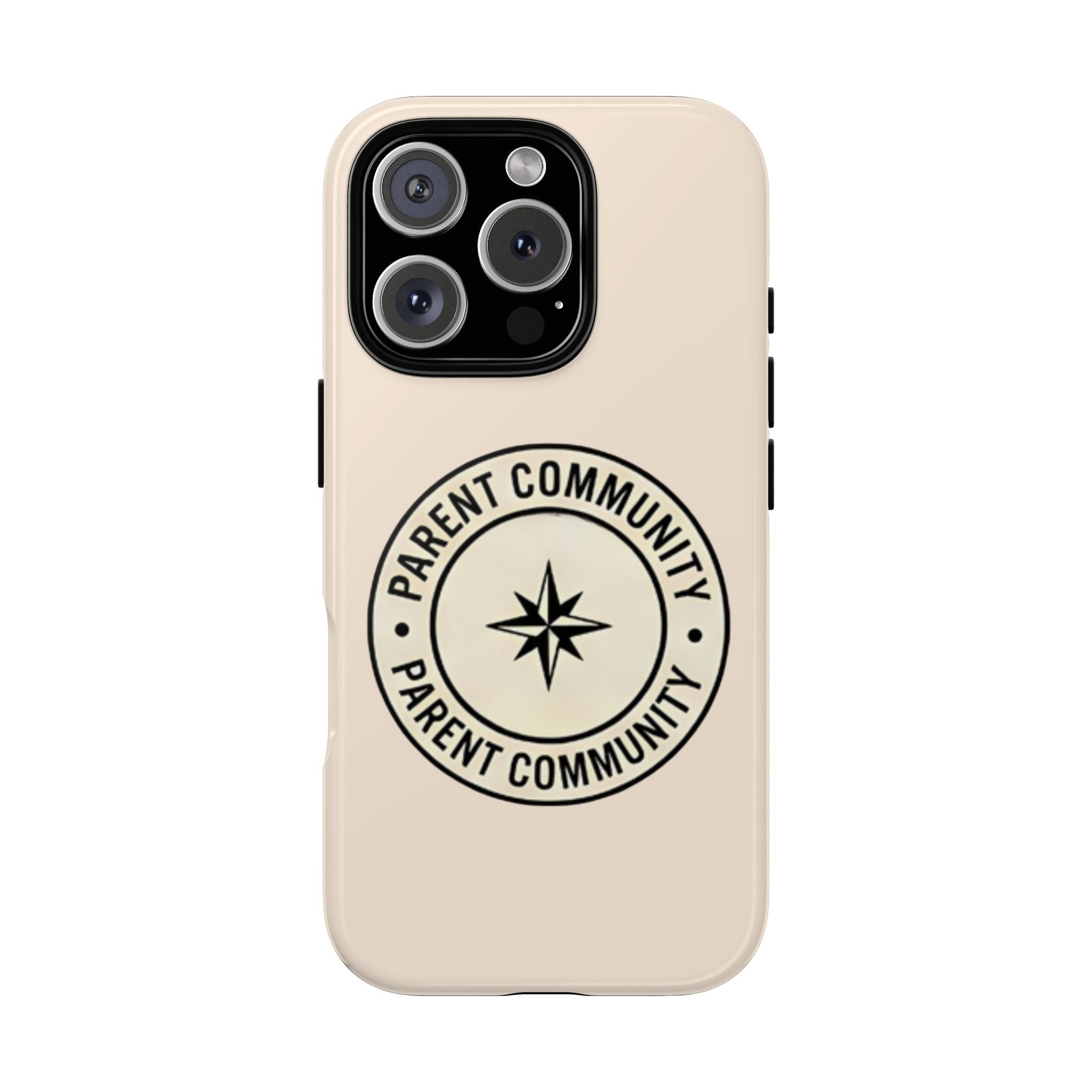 Parent Community Tough Phone Case — Durable Compass Logo Protective Cover