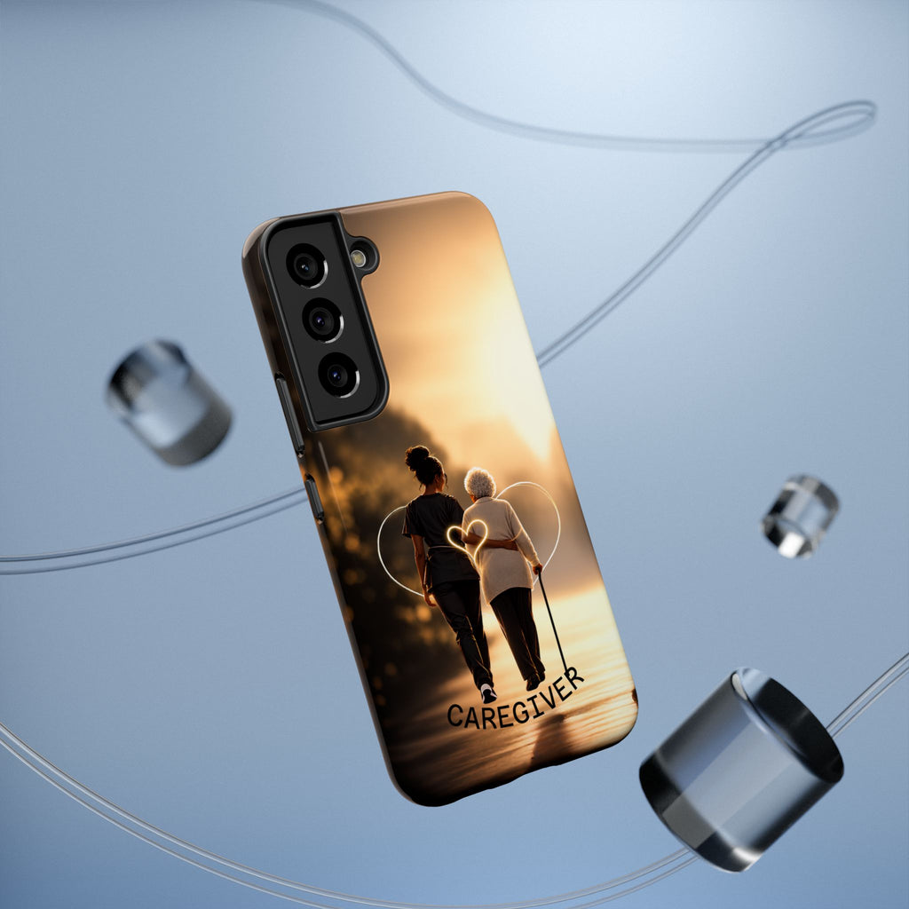 Caregiver Phone Case — Impact-Resistant Protective Case with Heart Design