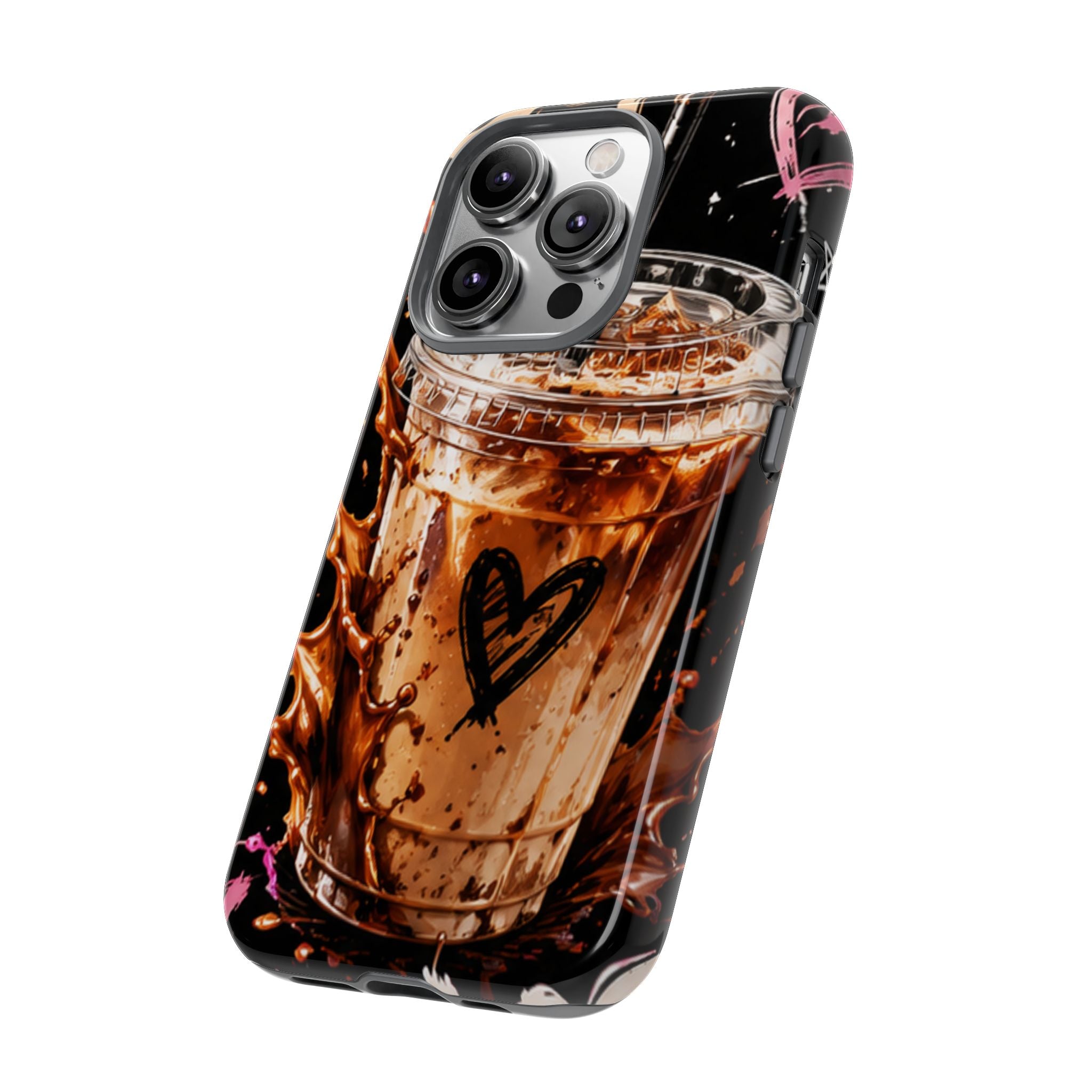 Iced Coffee Phone Case – 'Iced Coffee latte: Stylish Protective Case
