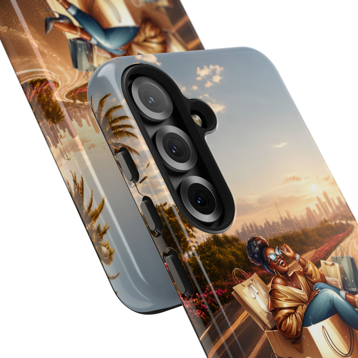 Sunset Roadtrip Tough Phone Case — Relaxed Traveler Design