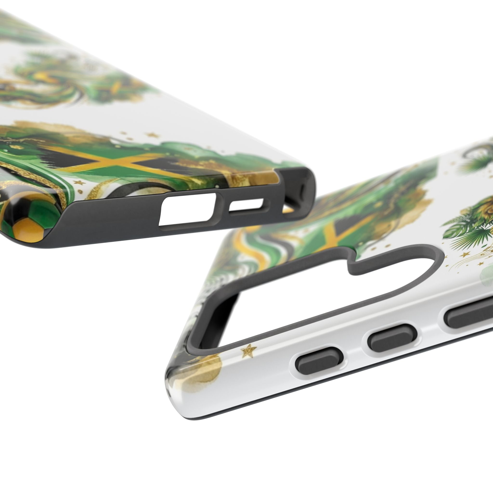 Jamaica Lion Phone Case — Jamaican Flag Rasta Protective Tough Case
