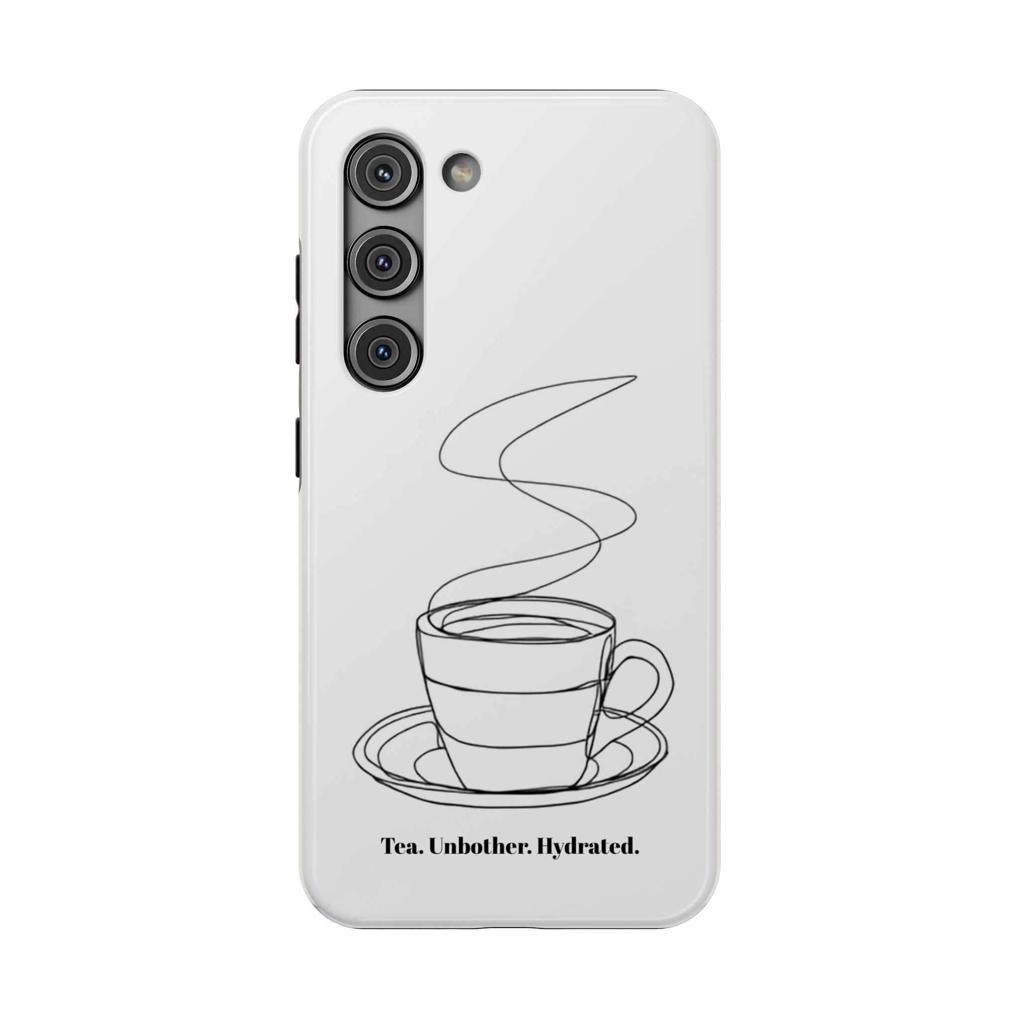 Tea Unbothered Hydrated Phone Case — Impact-Resistant