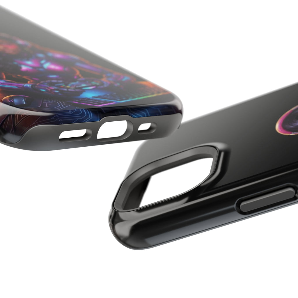 Gamer Girl Cyber Armor Phone Case — Impact‑Resistant Protective Cover