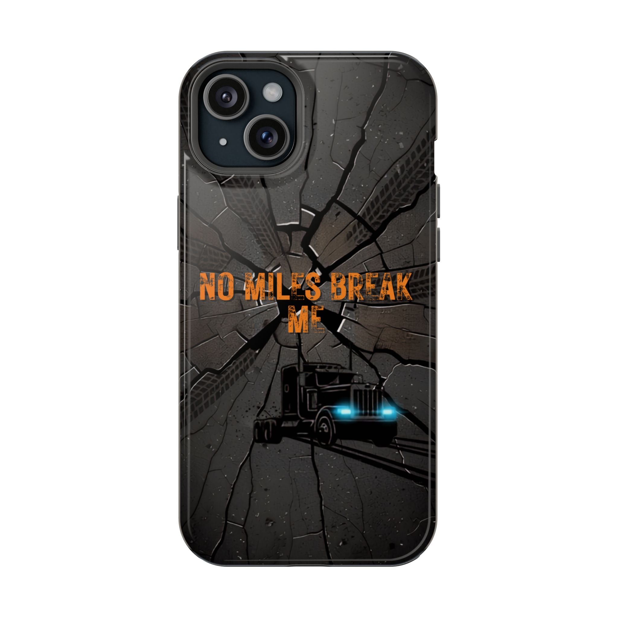 Phone Case — Fiery Semi Truck Magnetic Impact-Resistant Case