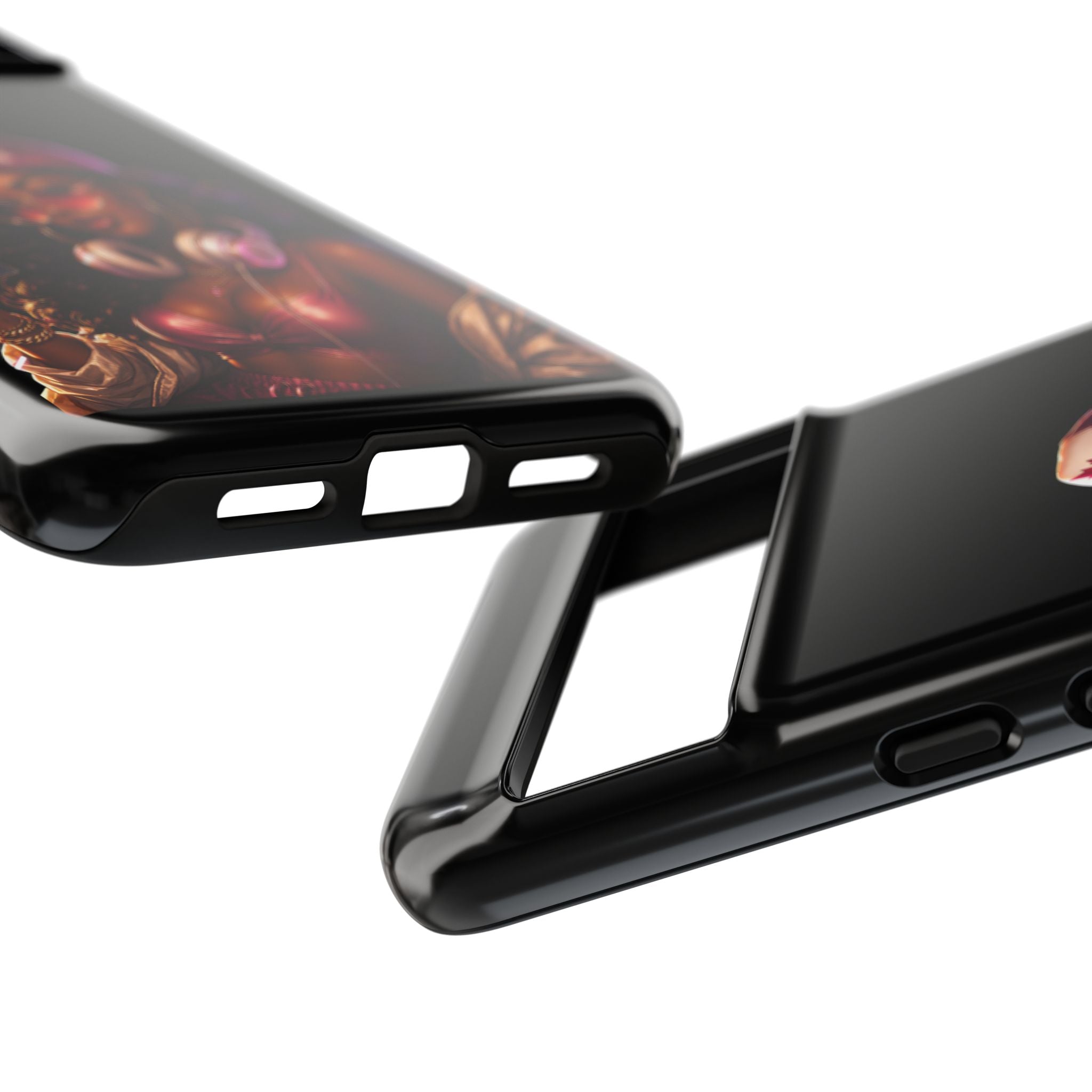 Phone Case — Stylish Urban Woman Design with Maple Cap