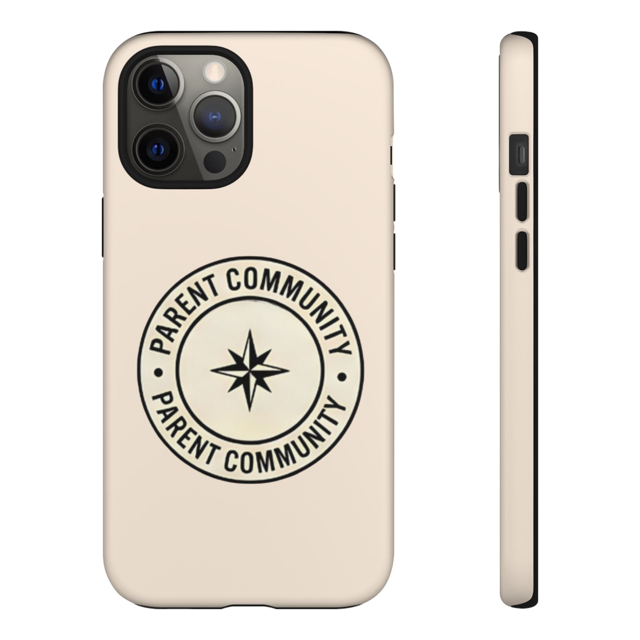 Parent Community Tough Phone Case — Durable Compass Logo Protective Cover