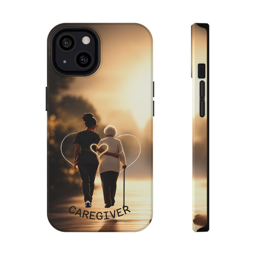 Caregiver Phone Case — Impact-Resistant Protective Case with Heart Design