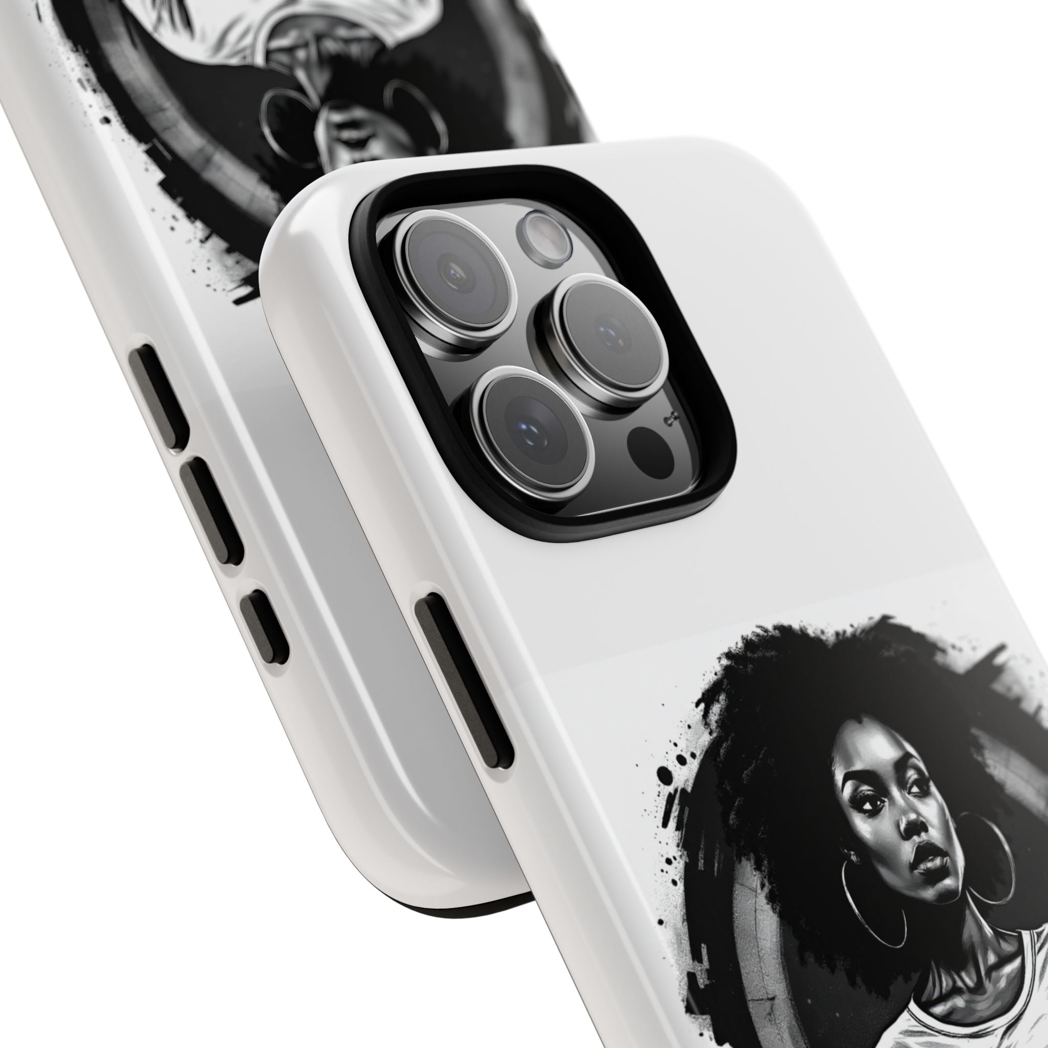 Phone Case — "Long Haul Loyalty" Black & White Portrait Protective Case