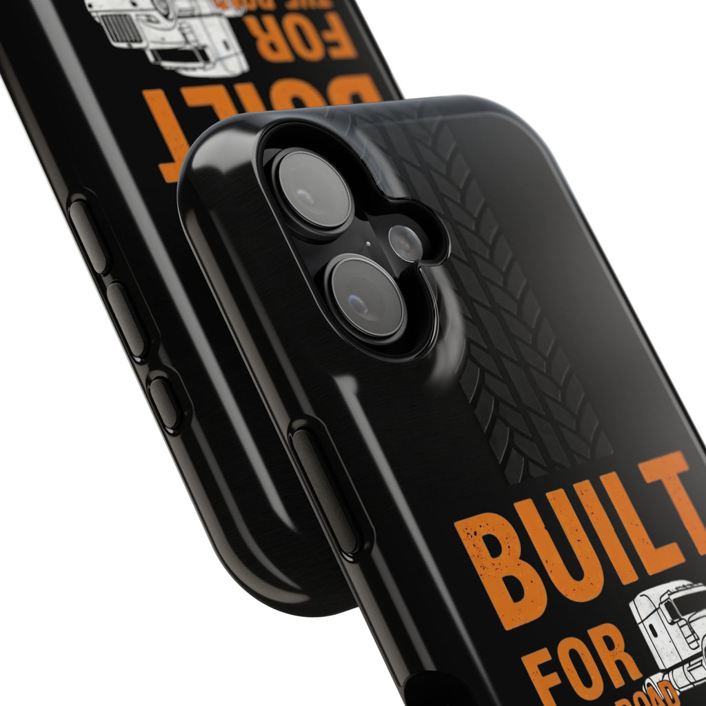 Phone Case — "Built for the Road" Truck Tire-Track Impact-Resistant Case