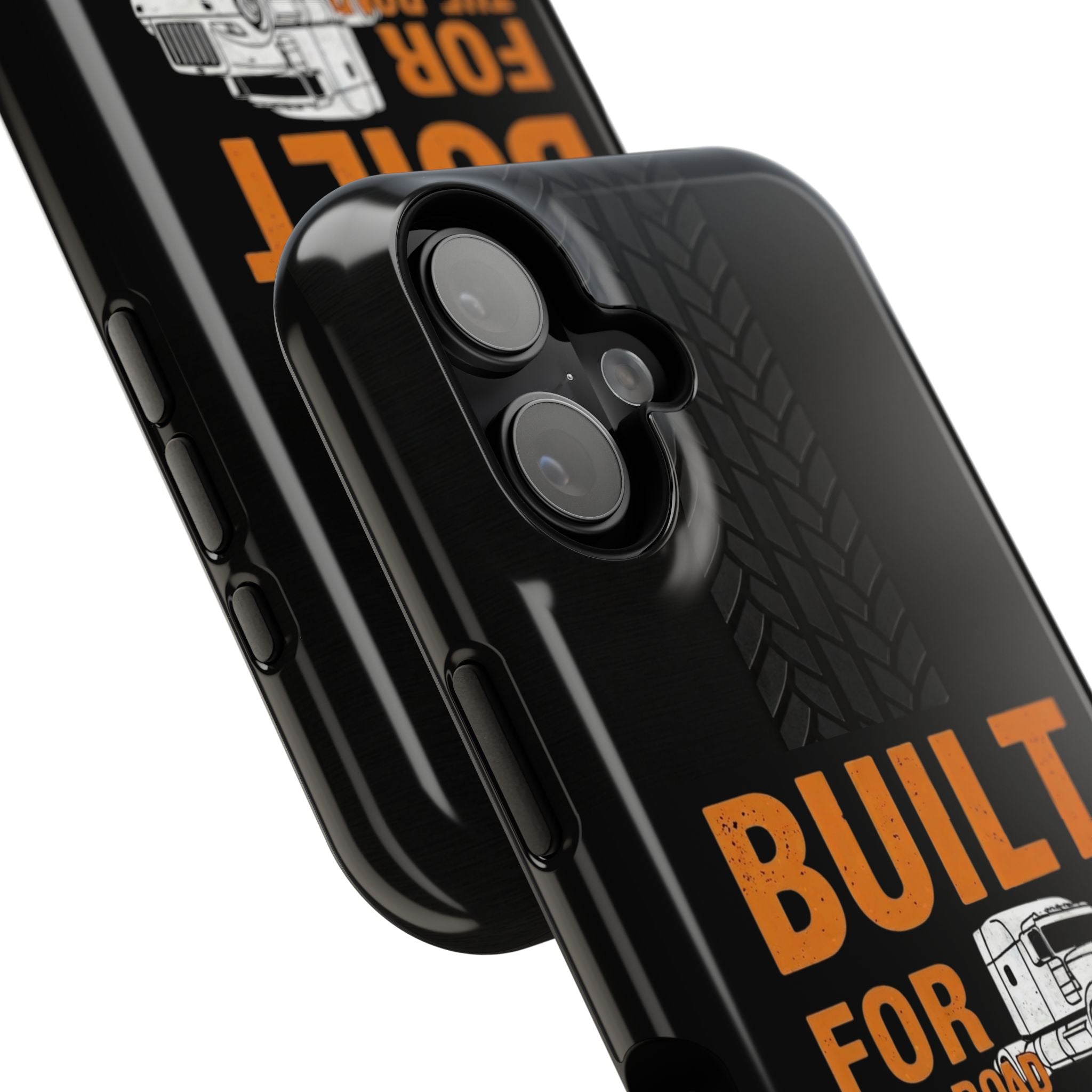 Phone Case — "Built for the Road" Truck Tire-Track Impact-Resistant Case