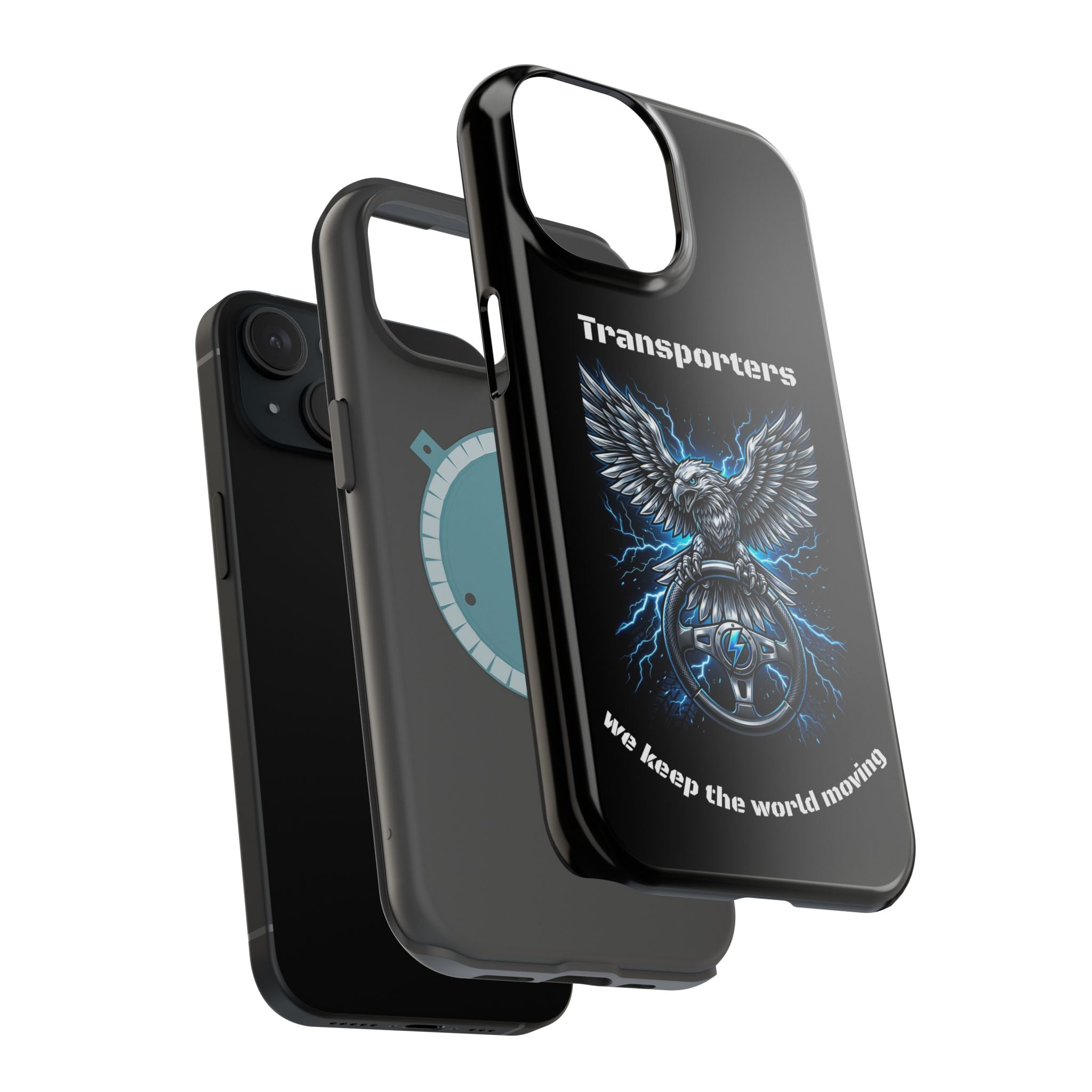 Electric Raven Magnetic Phone Case — Impact‑Resistant Protective Cover