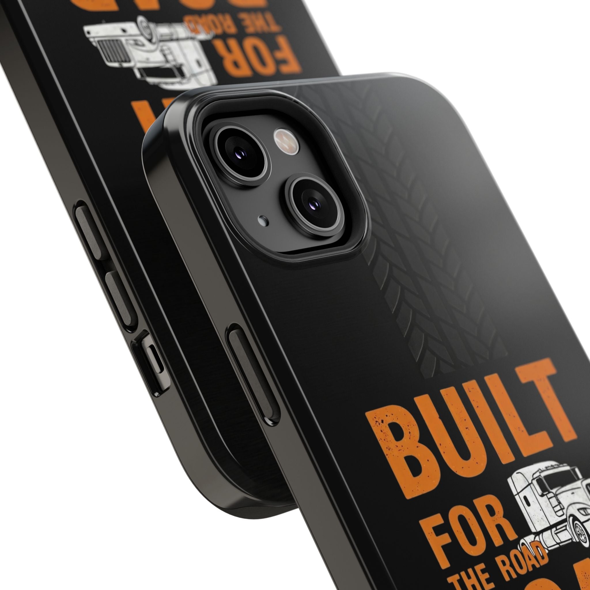 Phone Case — "Built for the Road" Truck Tire-Track Impact-Resistant Case