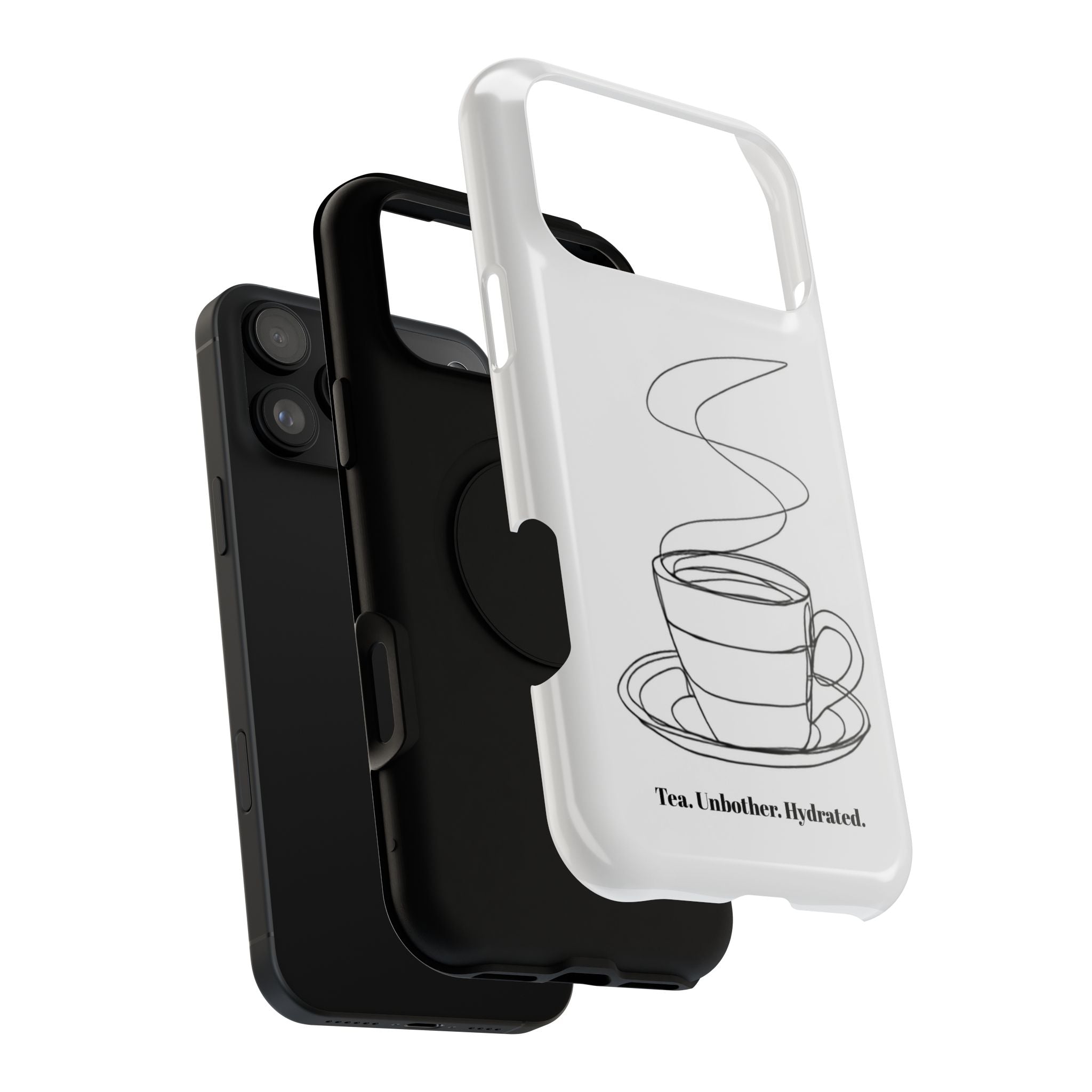 Tea Unbothered Hydrated Phone Case — Impact-Resistant
