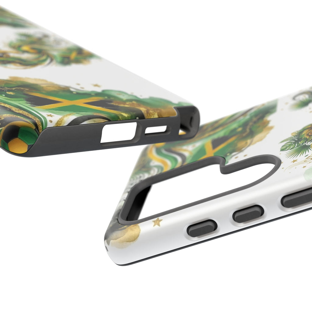 Jamaica Lion Phone Case — Jamaican Flag Rasta Protective Tough Case