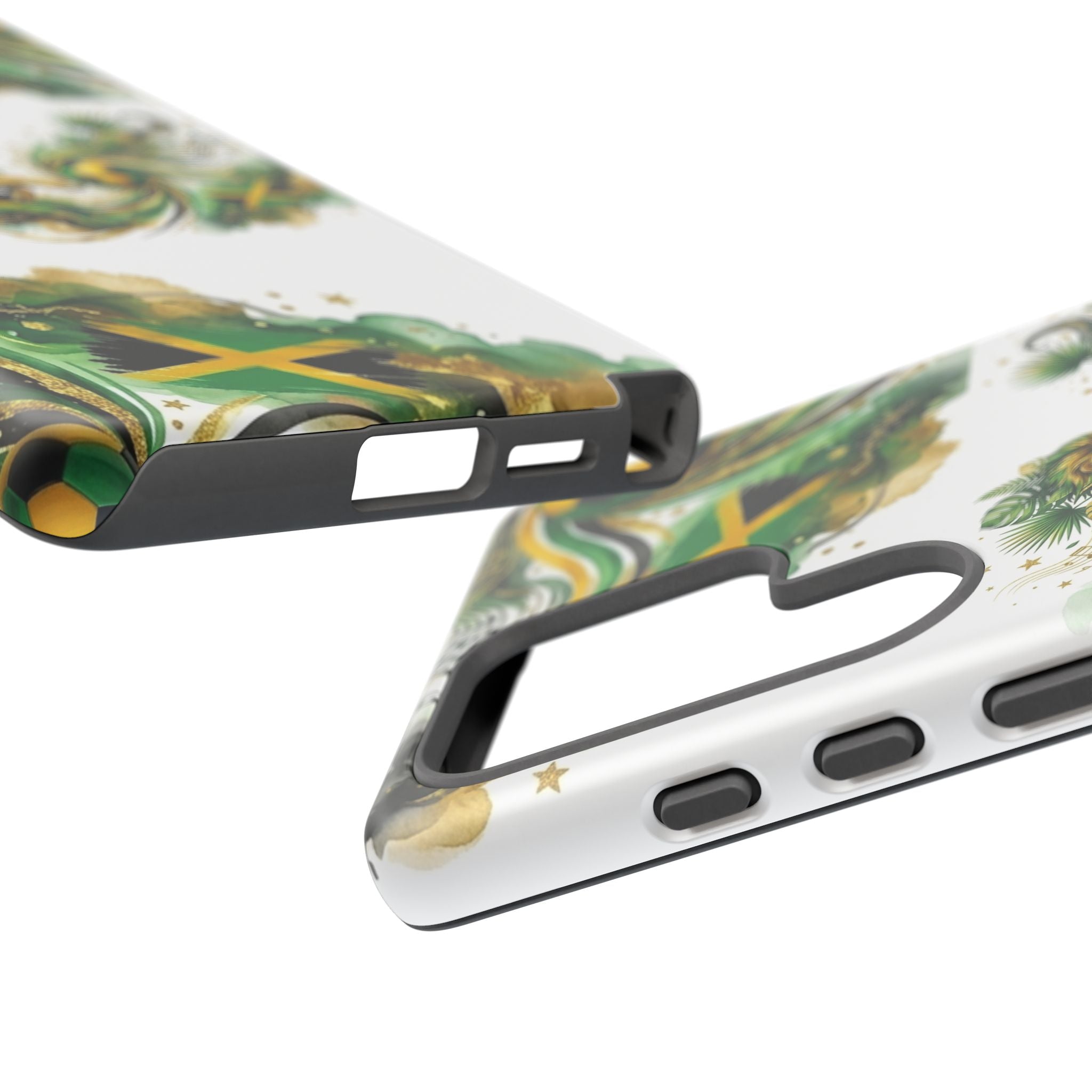 Jamaica Lion Phone Case — Jamaican Flag Rasta Protective Tough Case
