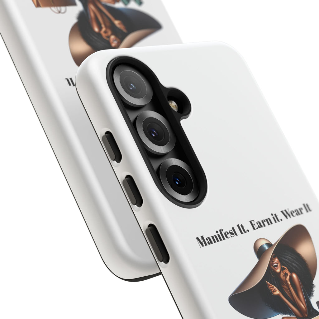 Phone Case - "Manifest It. Earn It. Wear It." Chic Shopper Design