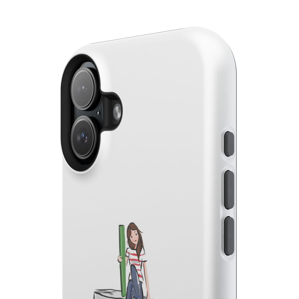 Iced Coffee & Me Phone Case — Cute Illustration 'Emotional Support Iced Coffee' Impact-Resistant Case