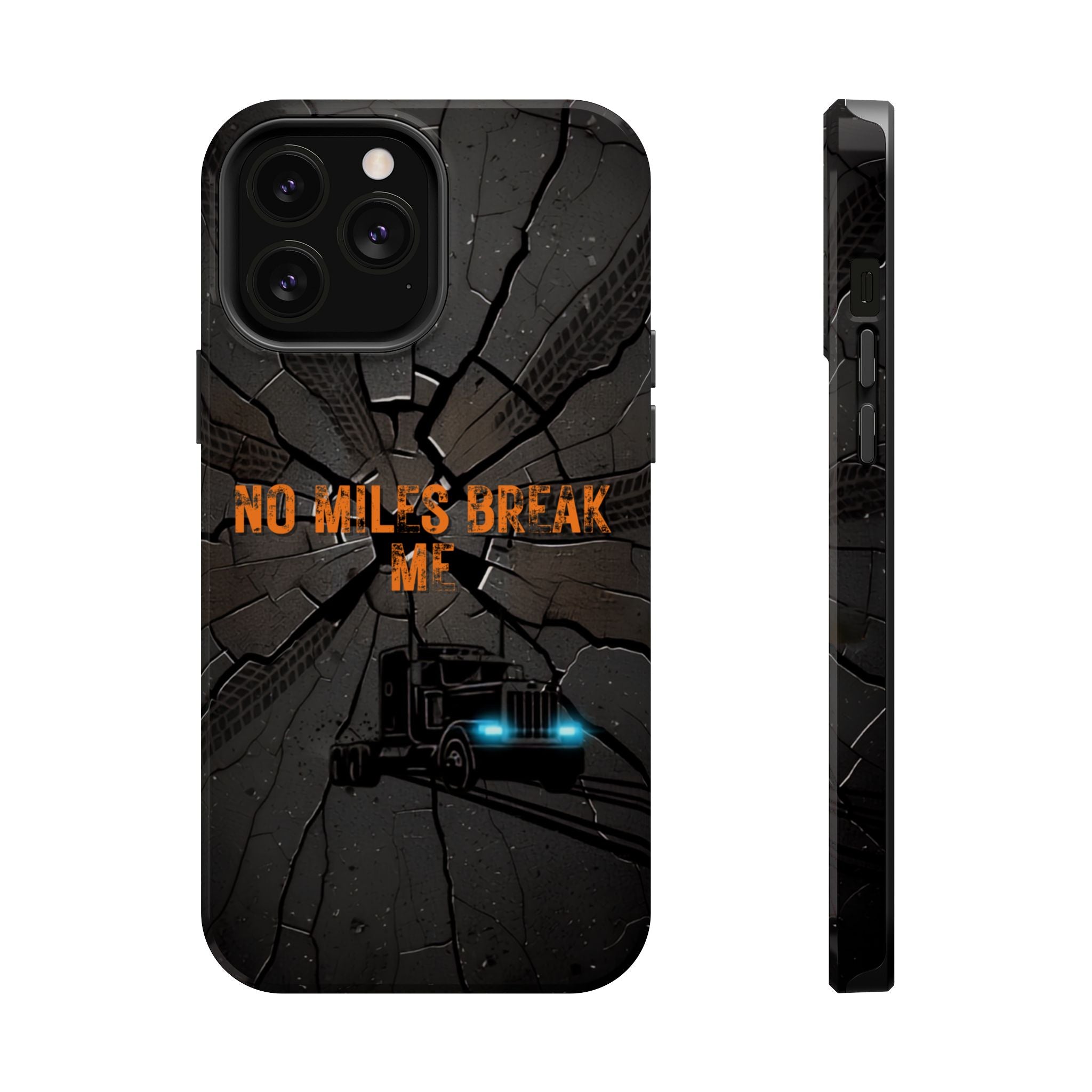 Phone Case — Fiery Semi Truck Magnetic Impact-Resistant Case