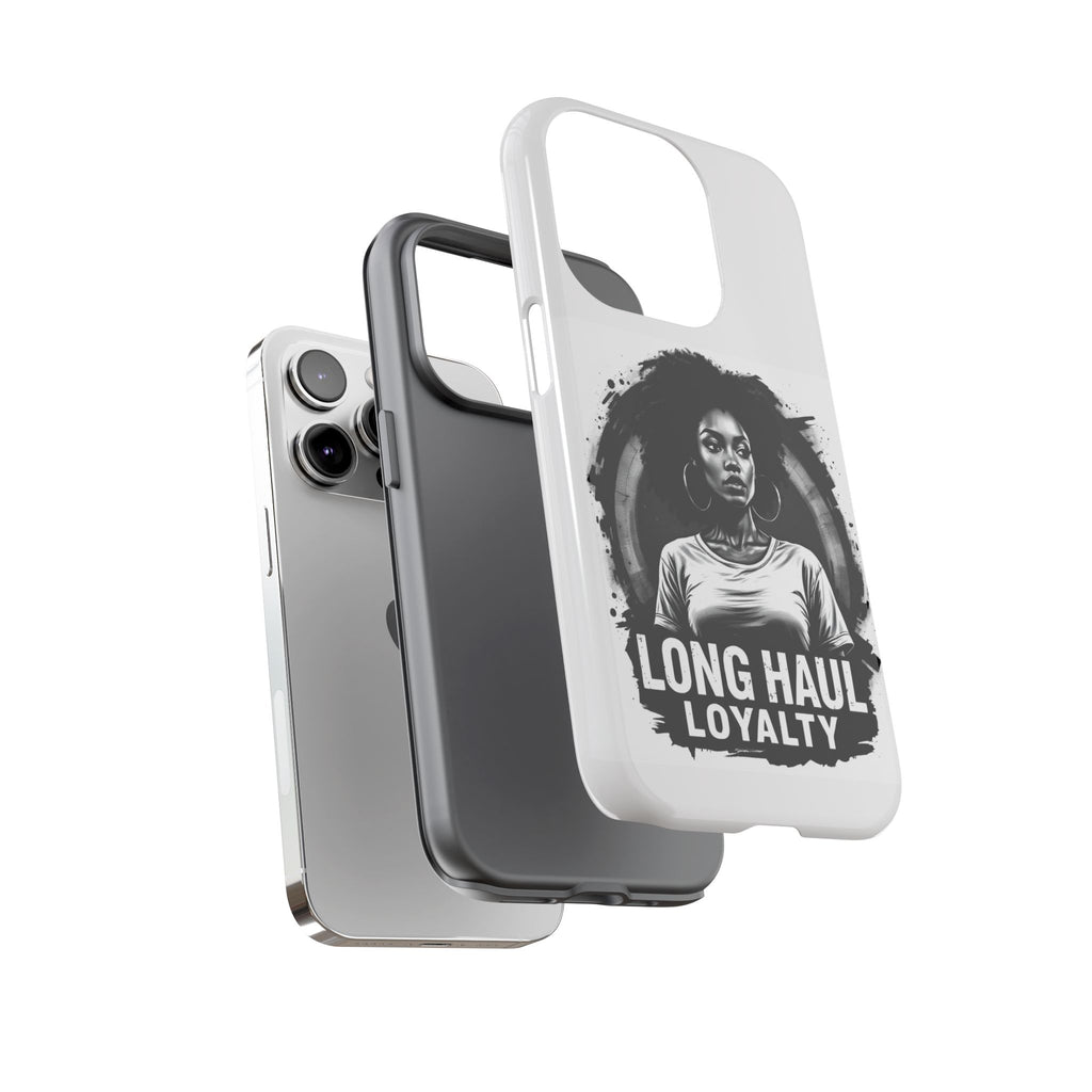 Phone Case — "Long Haul Loyalty" Black & White Portrait Protective Case