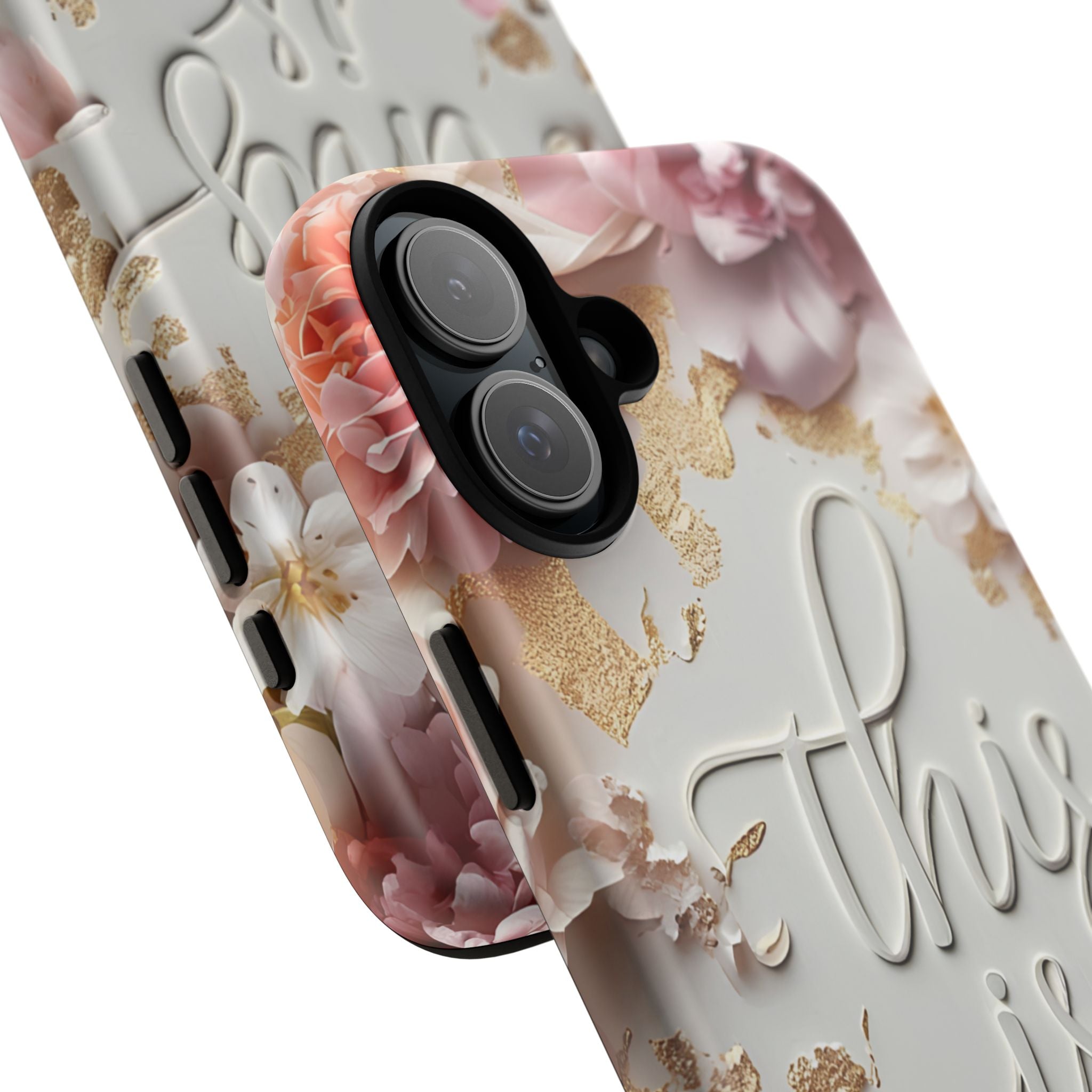 Phone Case — "This Is Me" Floral Tough Case
