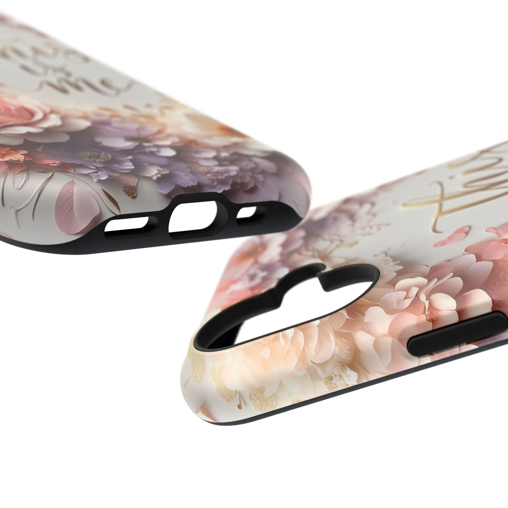 Floral "This Is Me" Phone Case — Impact-Resistant Floral Protective Cover