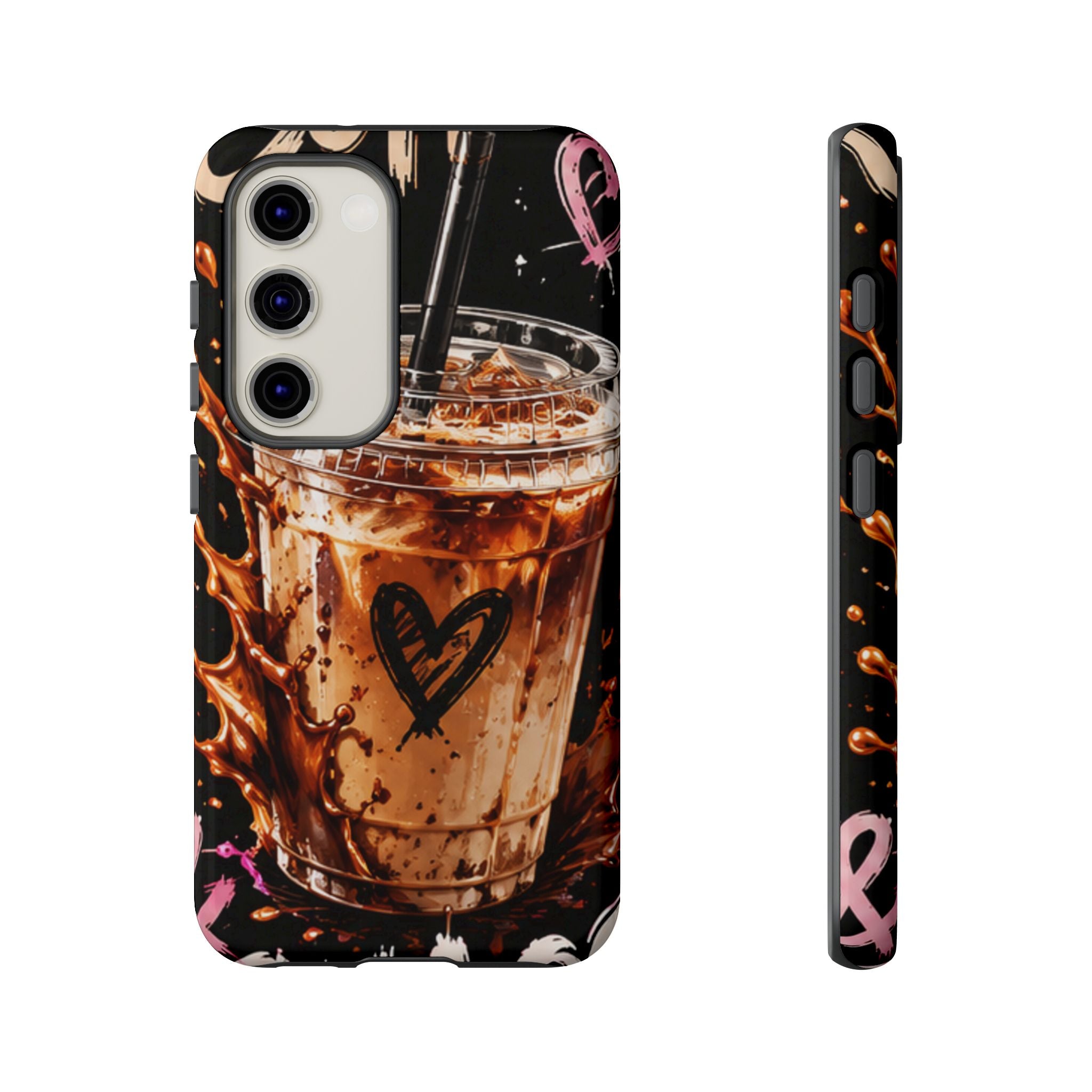 Iced Coffee Phone Case – 'Iced Coffee latte: Stylish Protective Case