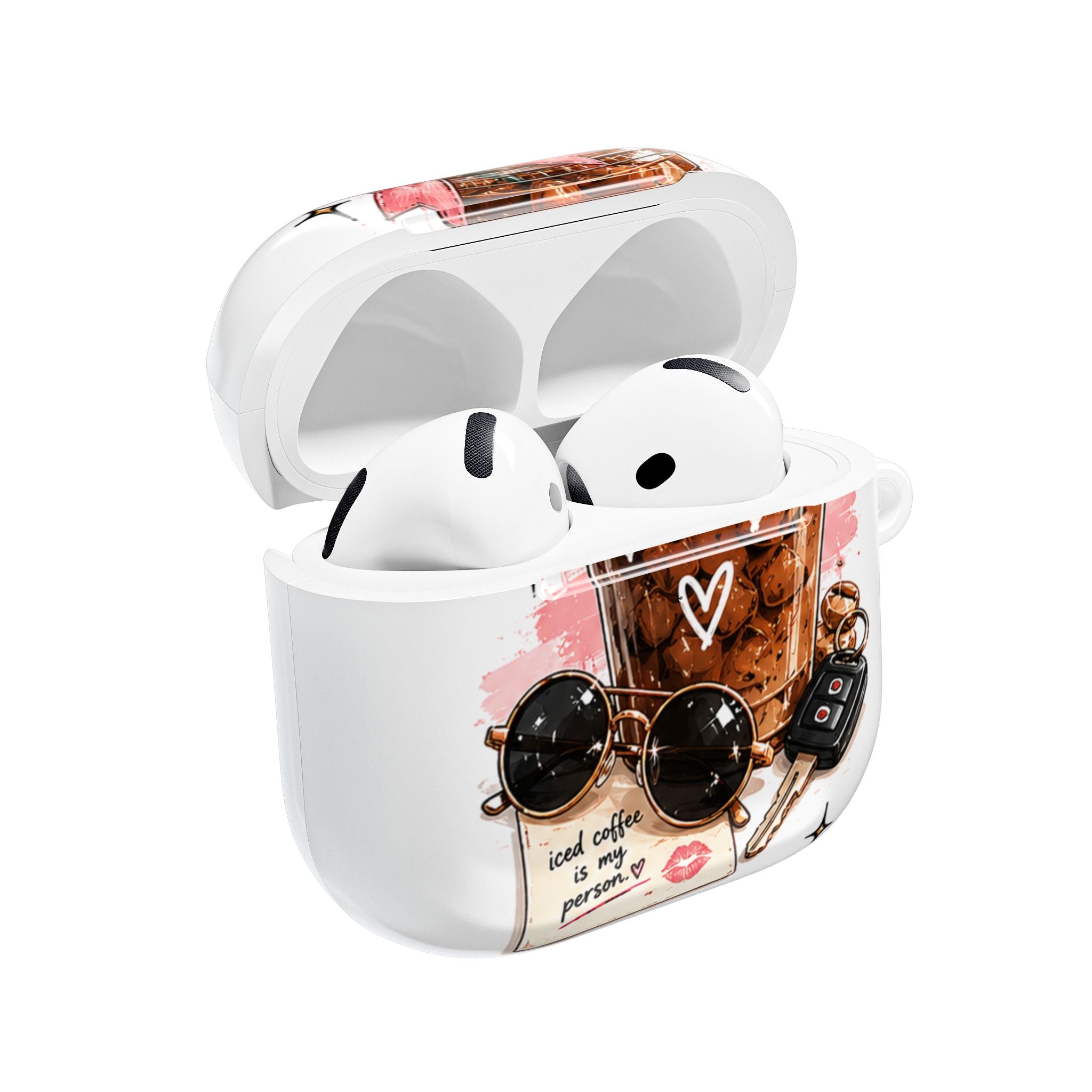 AirPod Case — Iced Coffee Is My Person Cute Graphic Protective Case