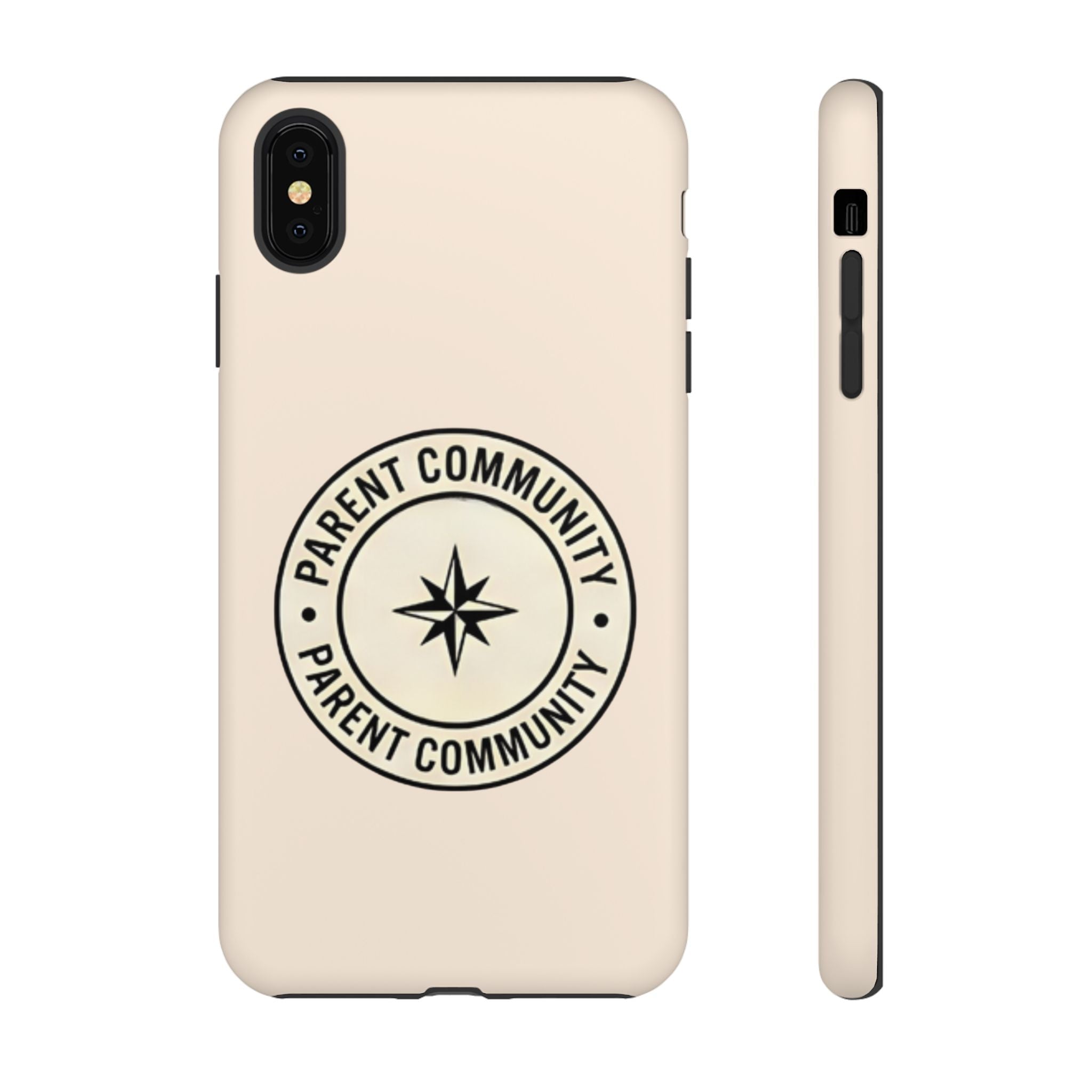 Parent Community Tough Phone Case — Durable Compass Logo Protective Cover