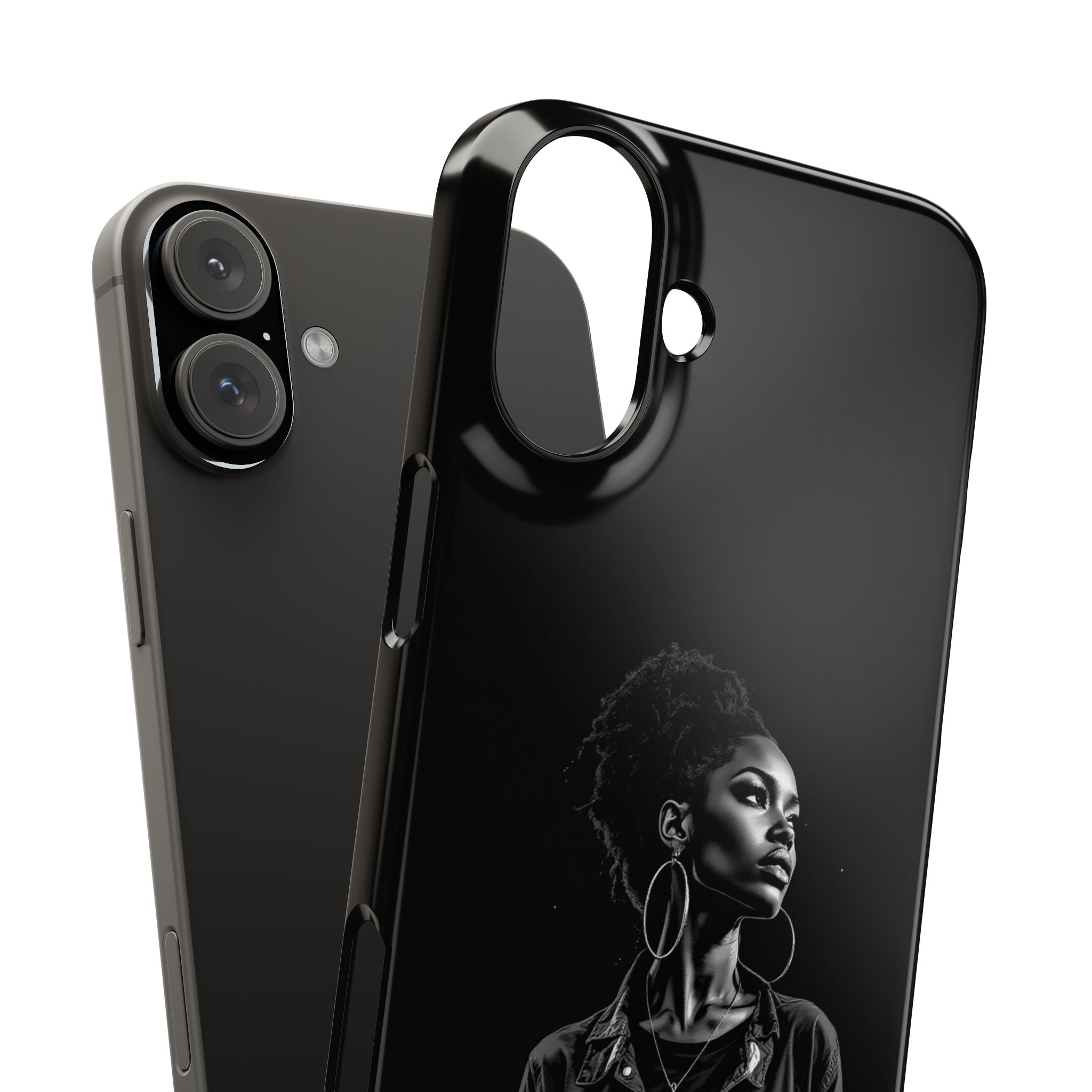 Phone Case — "Long Haul Loyalty" Black Portrait Snap Case
