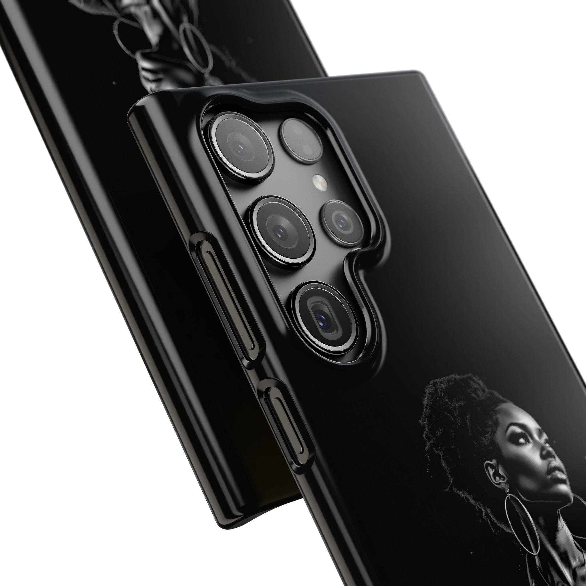 Phone Case — "Long Haul Loyalty" Black Portrait Snap Case
