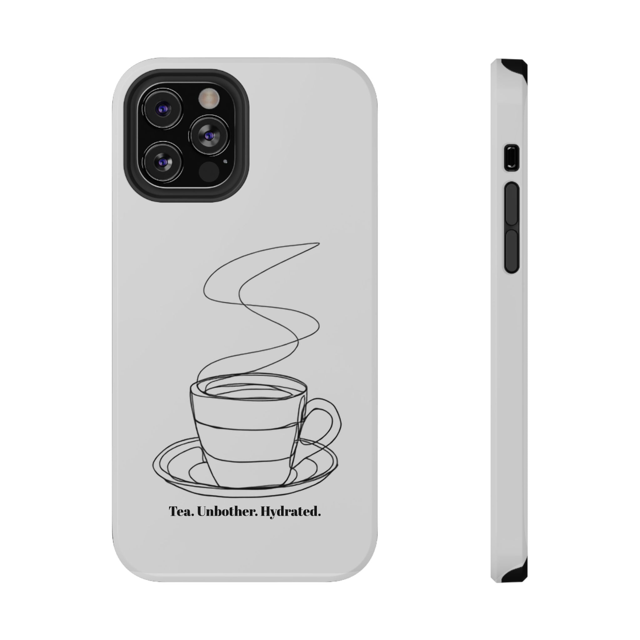 Tea Unbothered Hydrated Phone Case — Impact-Resistant