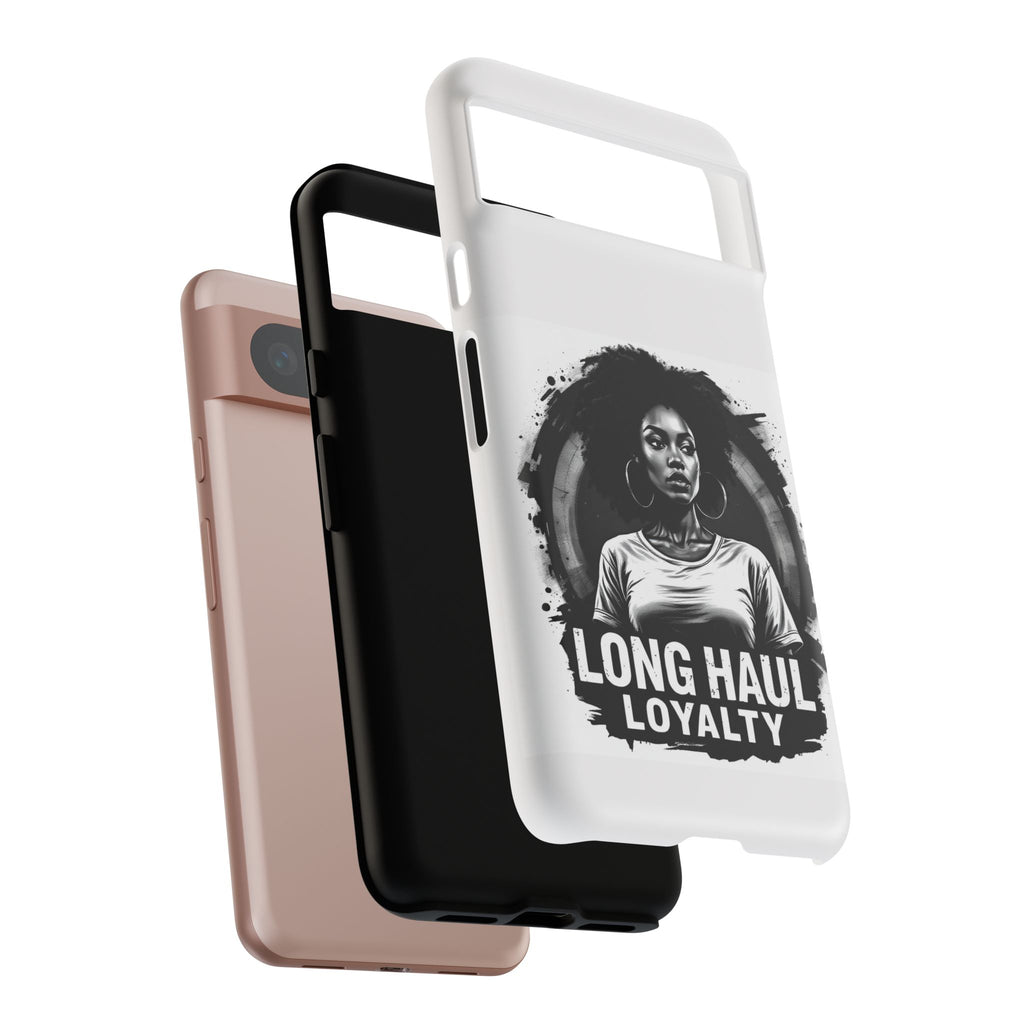 Phone Case — "Long Haul Loyalty" Black & White Portrait Protective Case
