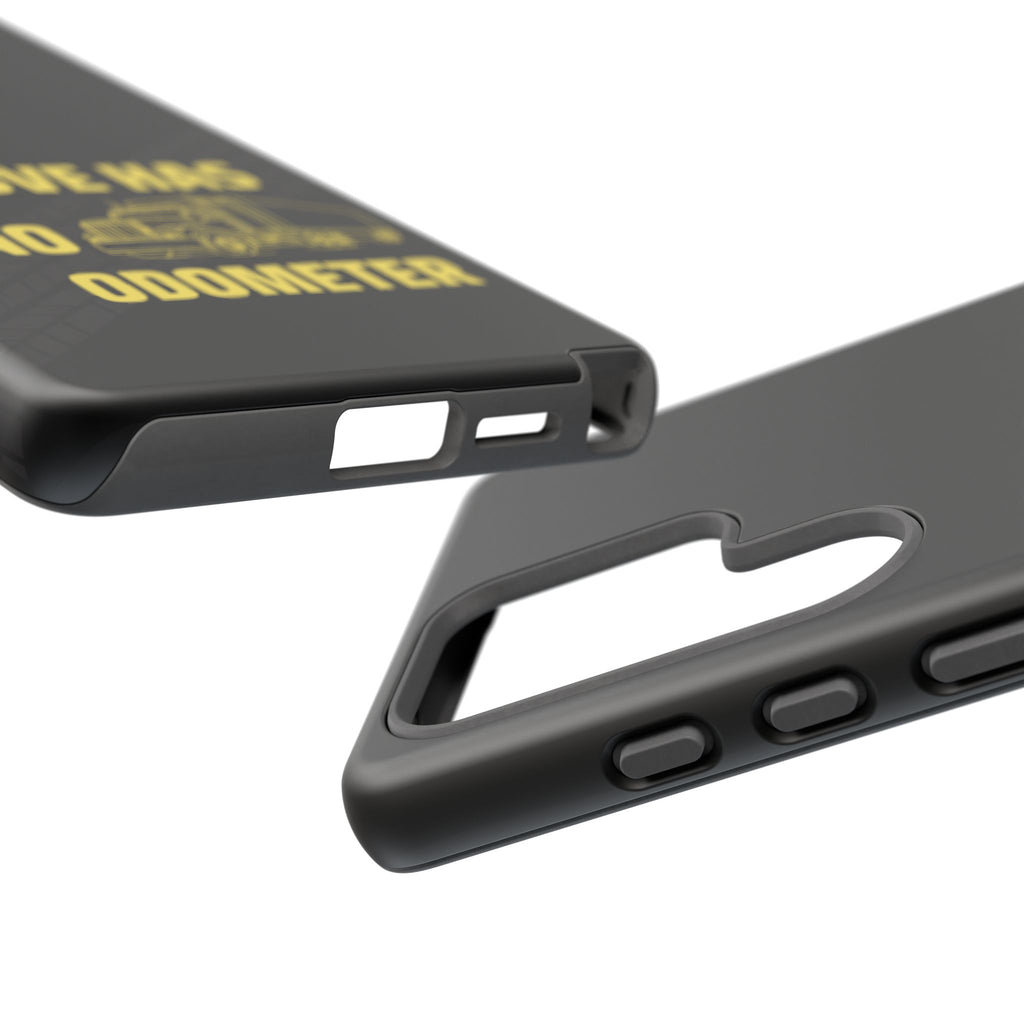 Love Has No Odometer Phone Case — Trucker Romance Protective Cover