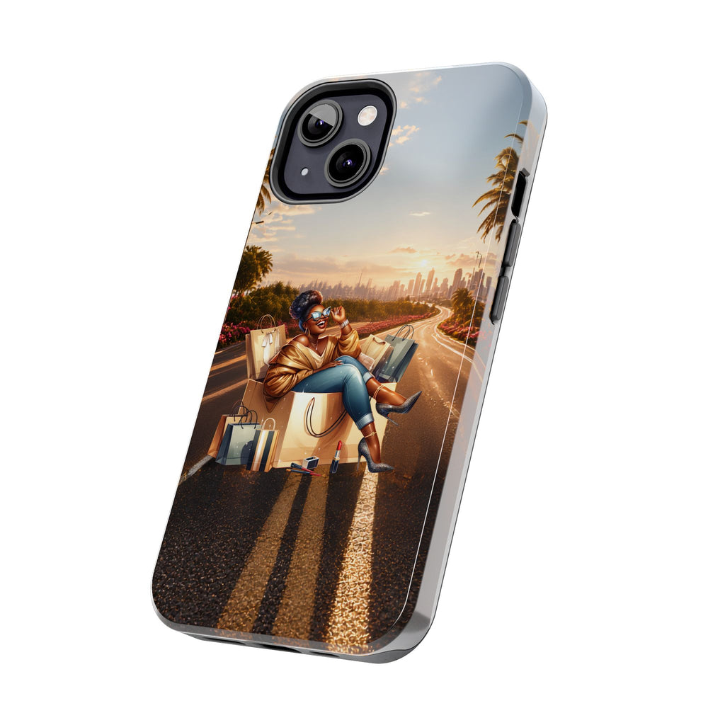 Sunset Roadtrip Tough Phone Case — Relaxed Traveler Design
