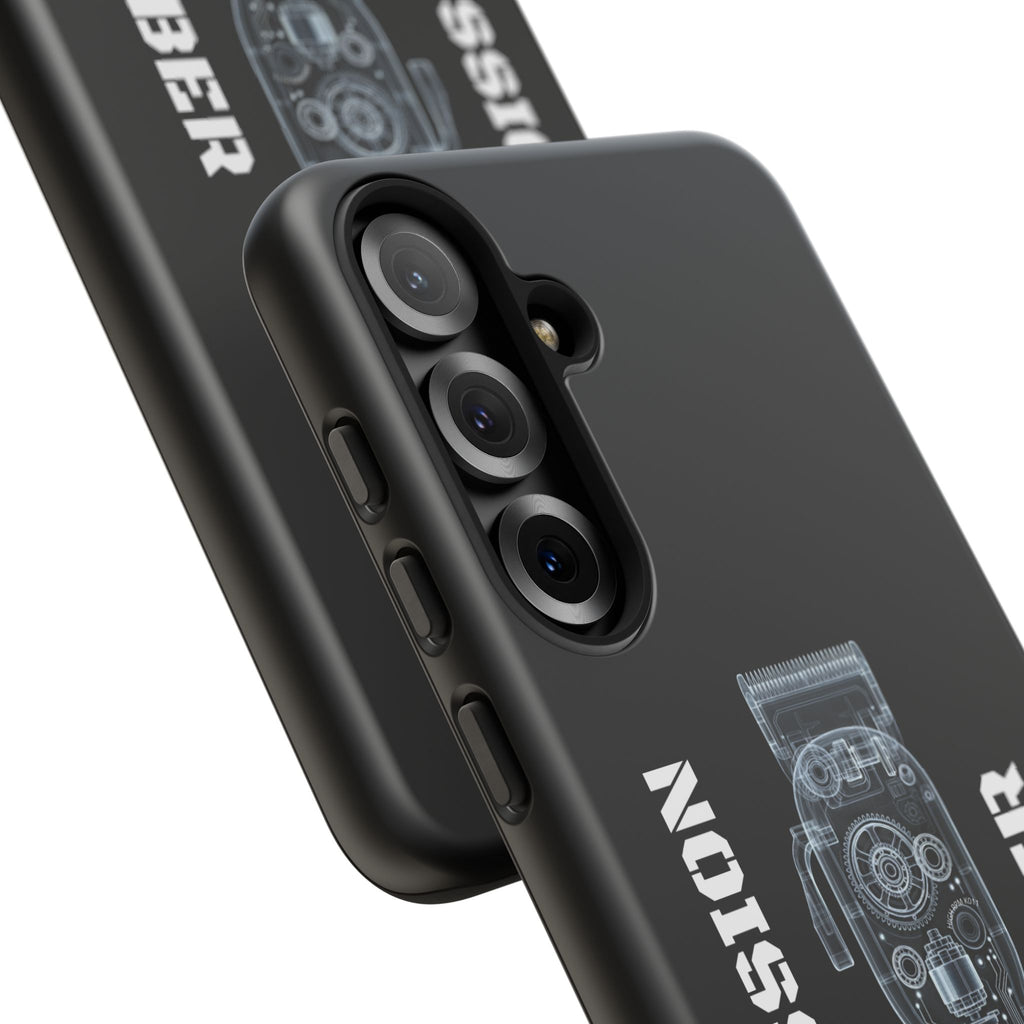 Barber Clip Cord X‑Ray Tough Phone Case – Professional Barber Gift