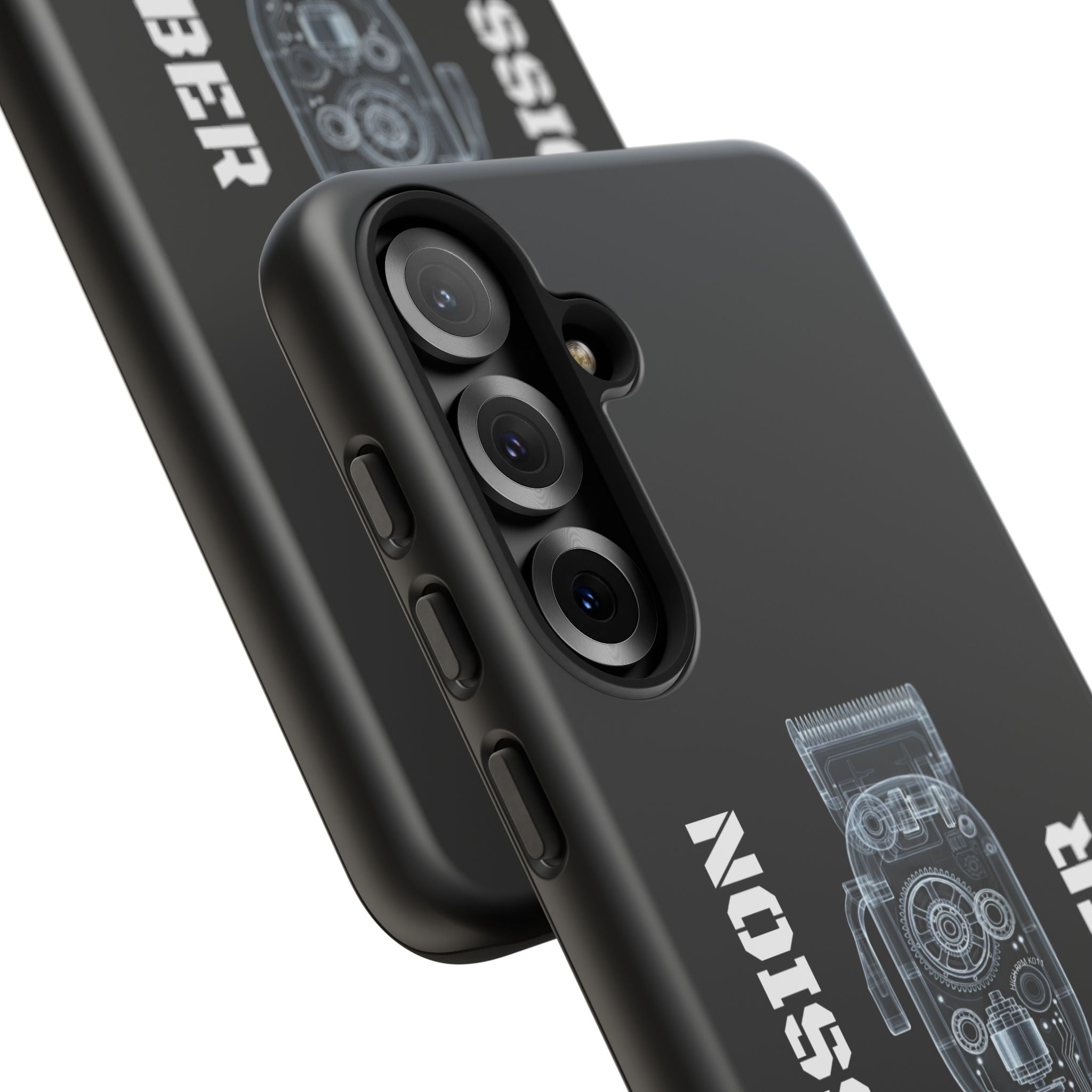 Barber Clip Cord X‑Ray Tough Phone Case – Professional Barber Gift