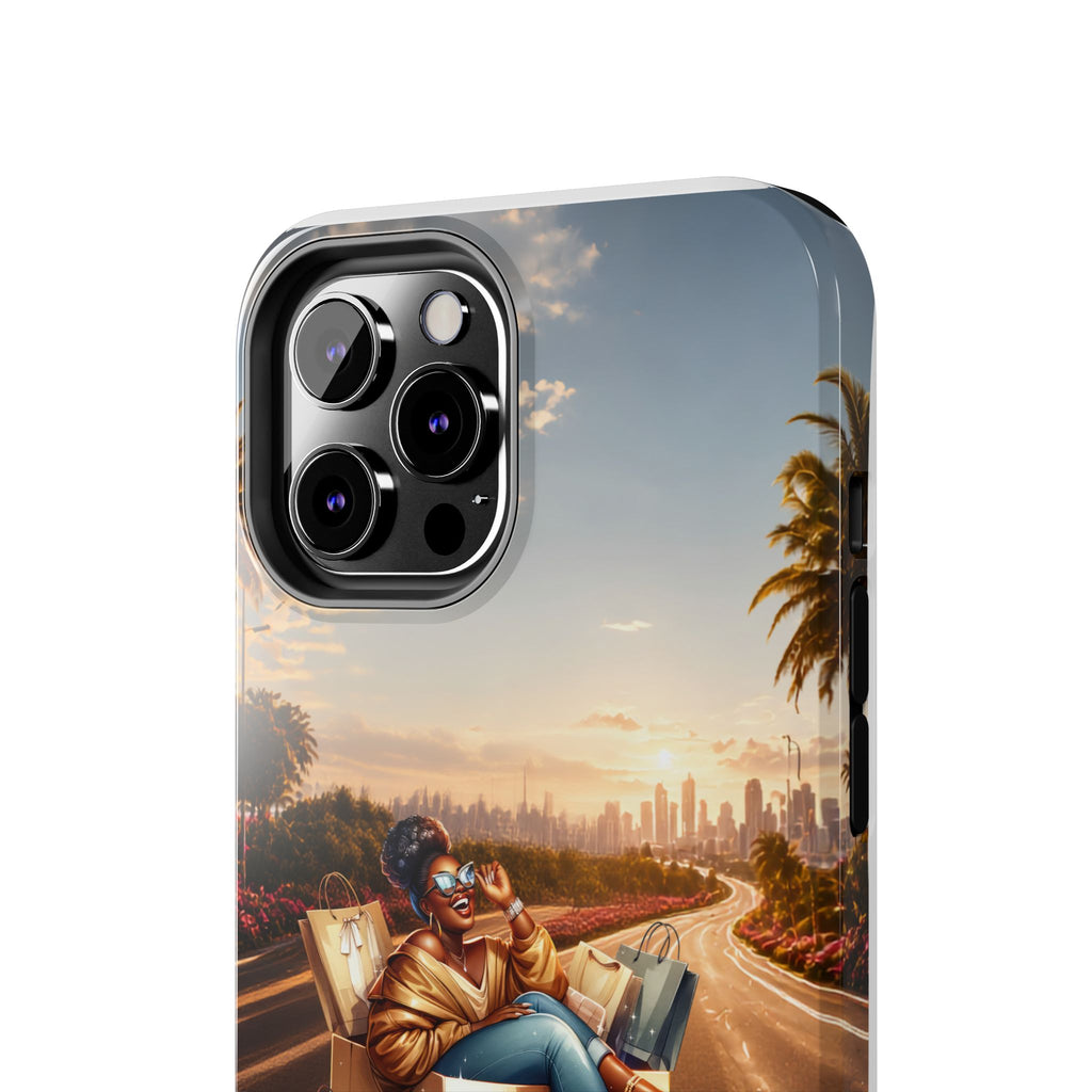 Sunset Roadtrip Tough Phone Case — Relaxed Traveler Design