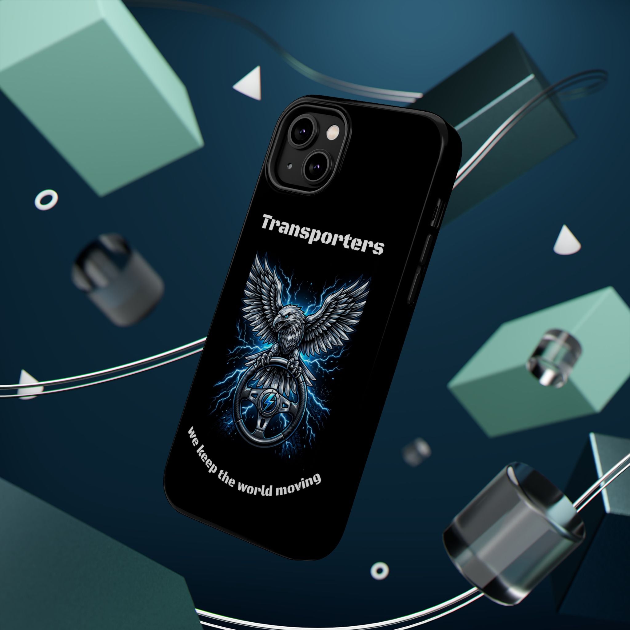 Electric Raven Magnetic Phone Case — Impact‑Resistant Protective Cover