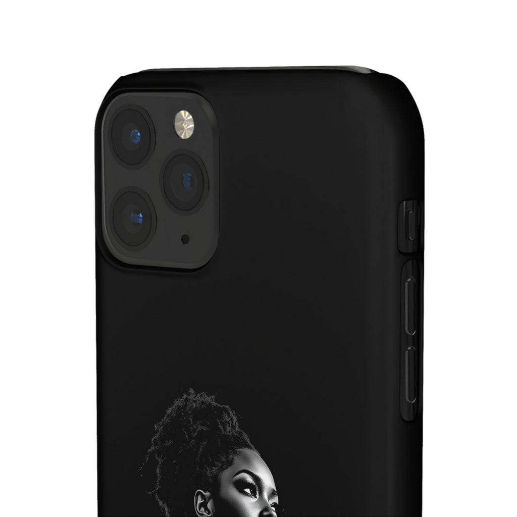 Phone Case — "Long Haul Loyalty" Black Portrait Snap Case
