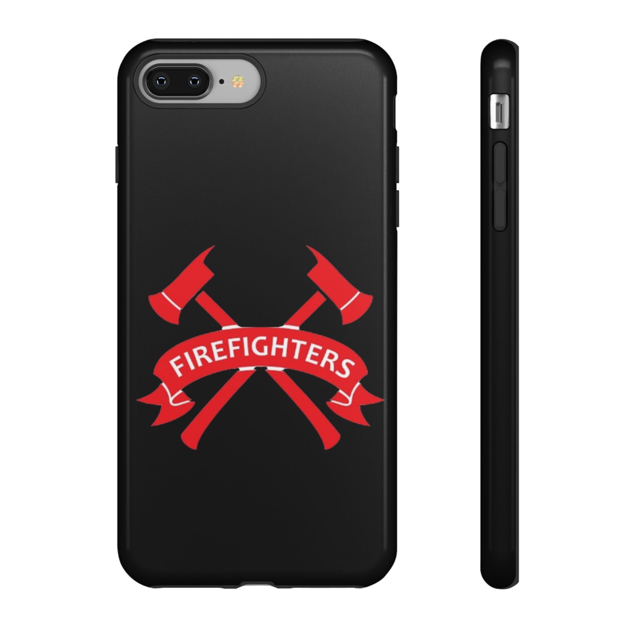 Firefighters Tough Phone Case — Red Crossed Axes Design