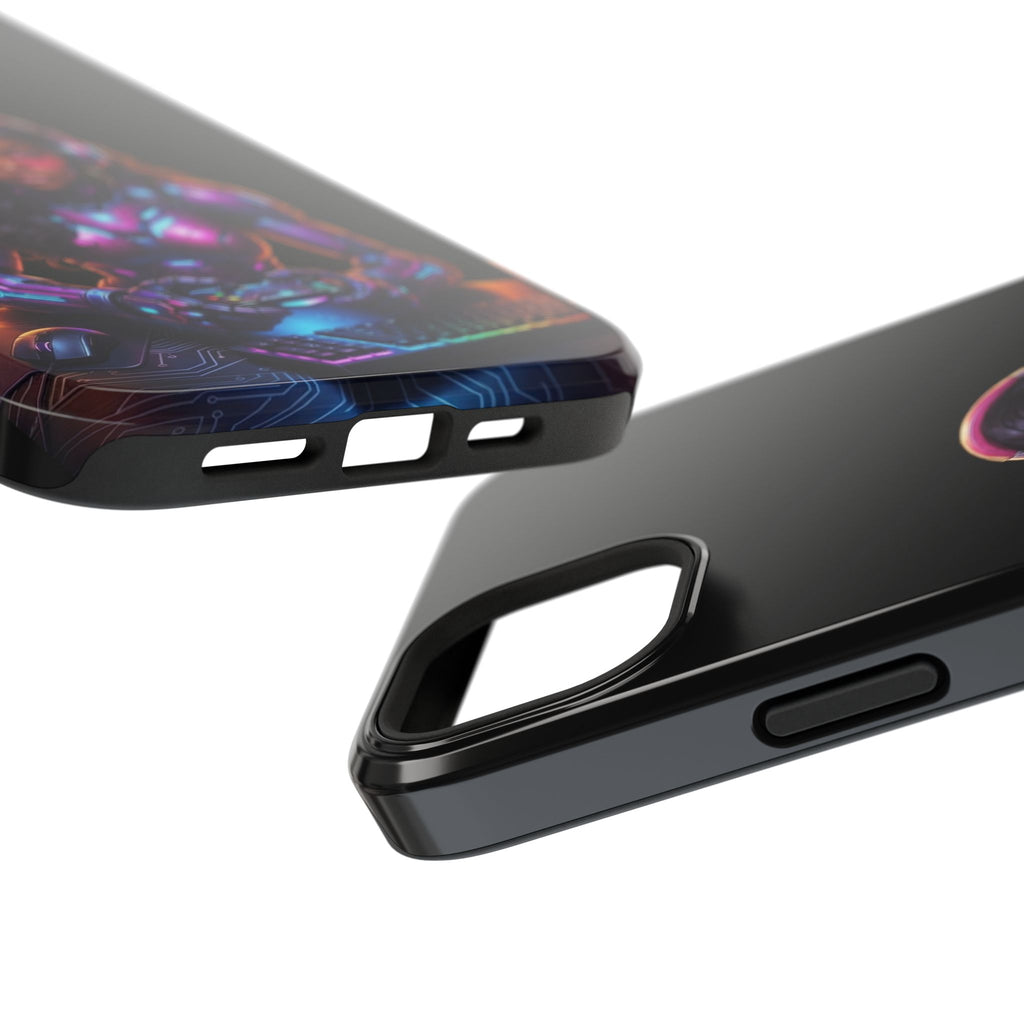 Gamer Girl Cyber Armor Phone Case — Impact‑Resistant Protective Cover