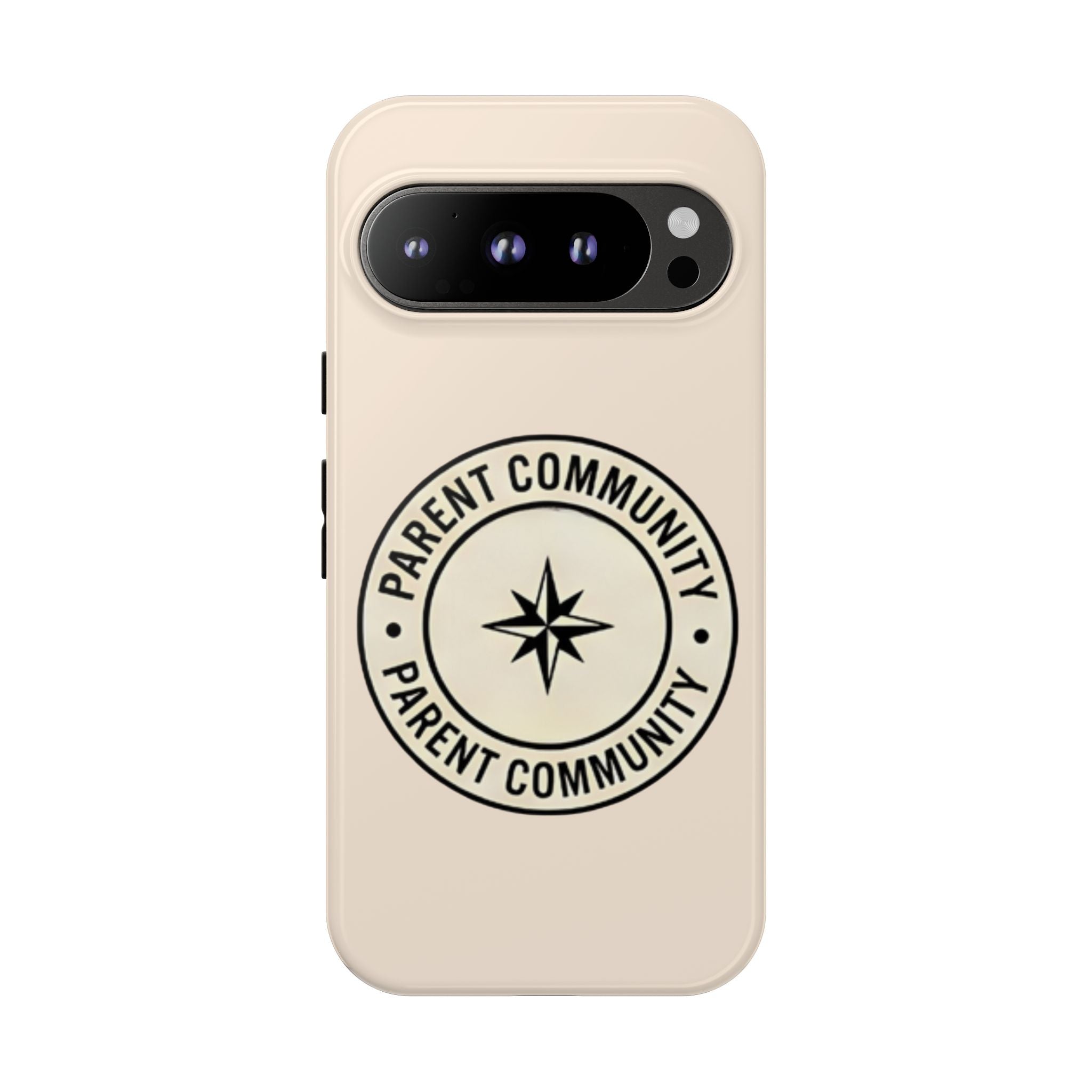Parent Community Tough Phone Case — Durable Compass Logo Protective Cover