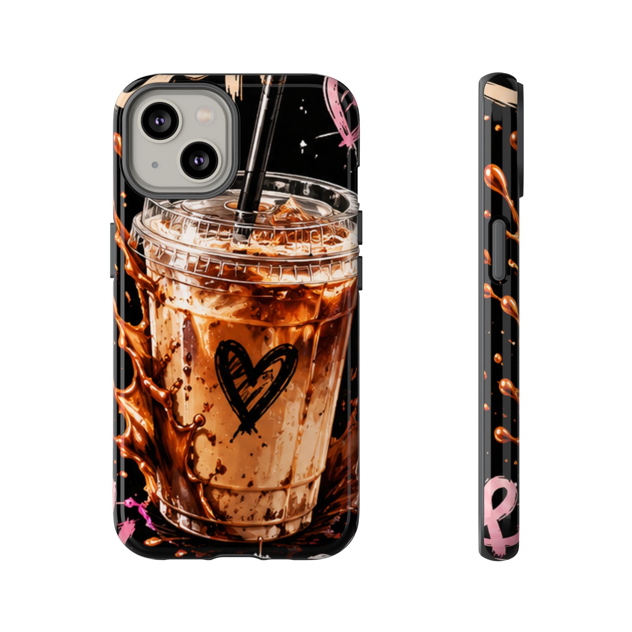 Iced Coffee Phone Case – 'Iced Coffee latte: Stylish Protective Case