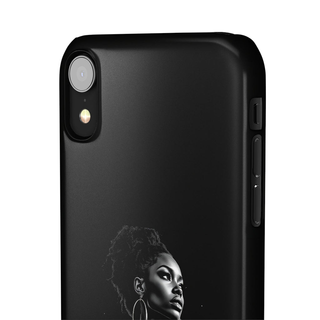 Phone Case — "Long Haul Loyalty" Black Portrait Snap Case