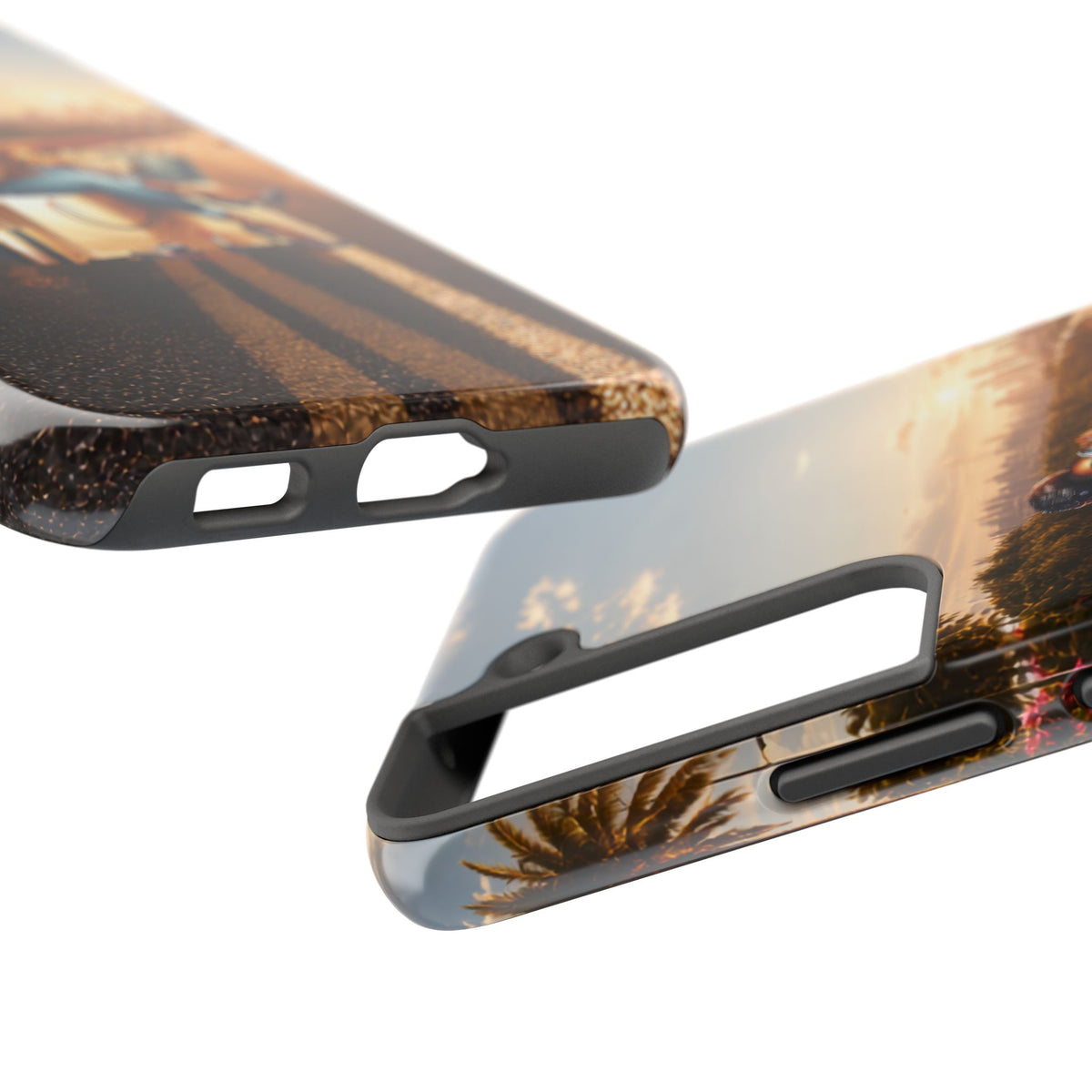 Sunset Roadtrip Tough Phone Case — Relaxed Traveler Design