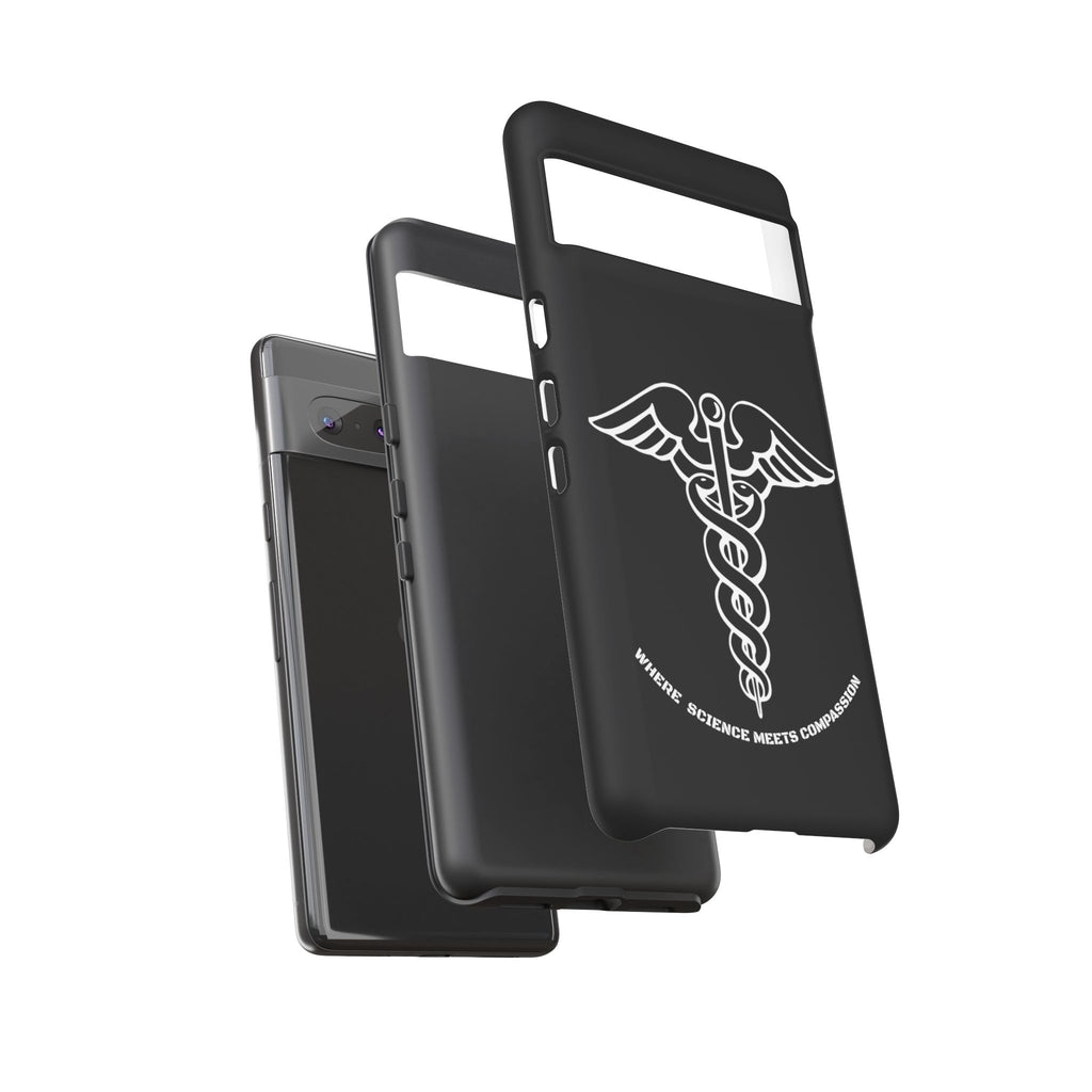 Medical Caduceus Phone Case — "Where Science Meets Compassion" Protective iPhone Cover