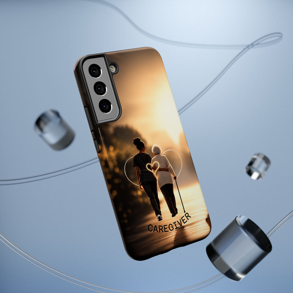 Caregiver Phone Case — Impact-Resistant Protective Case with Heart Design