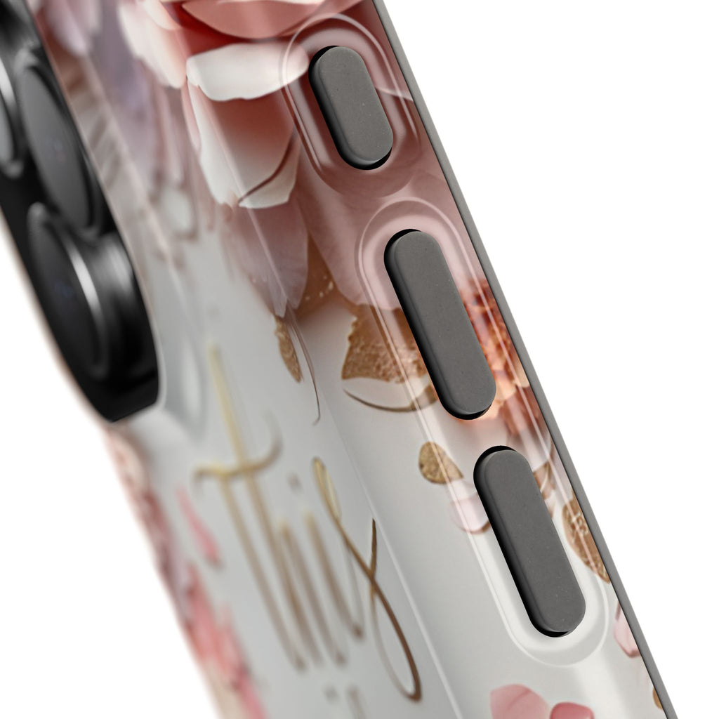 Floral "This Is Me" Phone Case — Impact-Resistant Floral Protective Cover